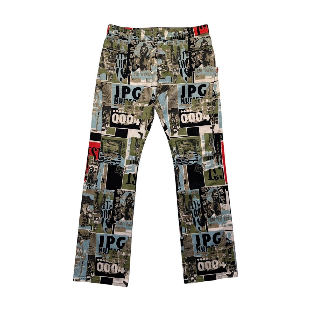 Jean Paul Gaultier SS2000 artwork denim Size US 30 / EU 46 - 1 Thumbnail