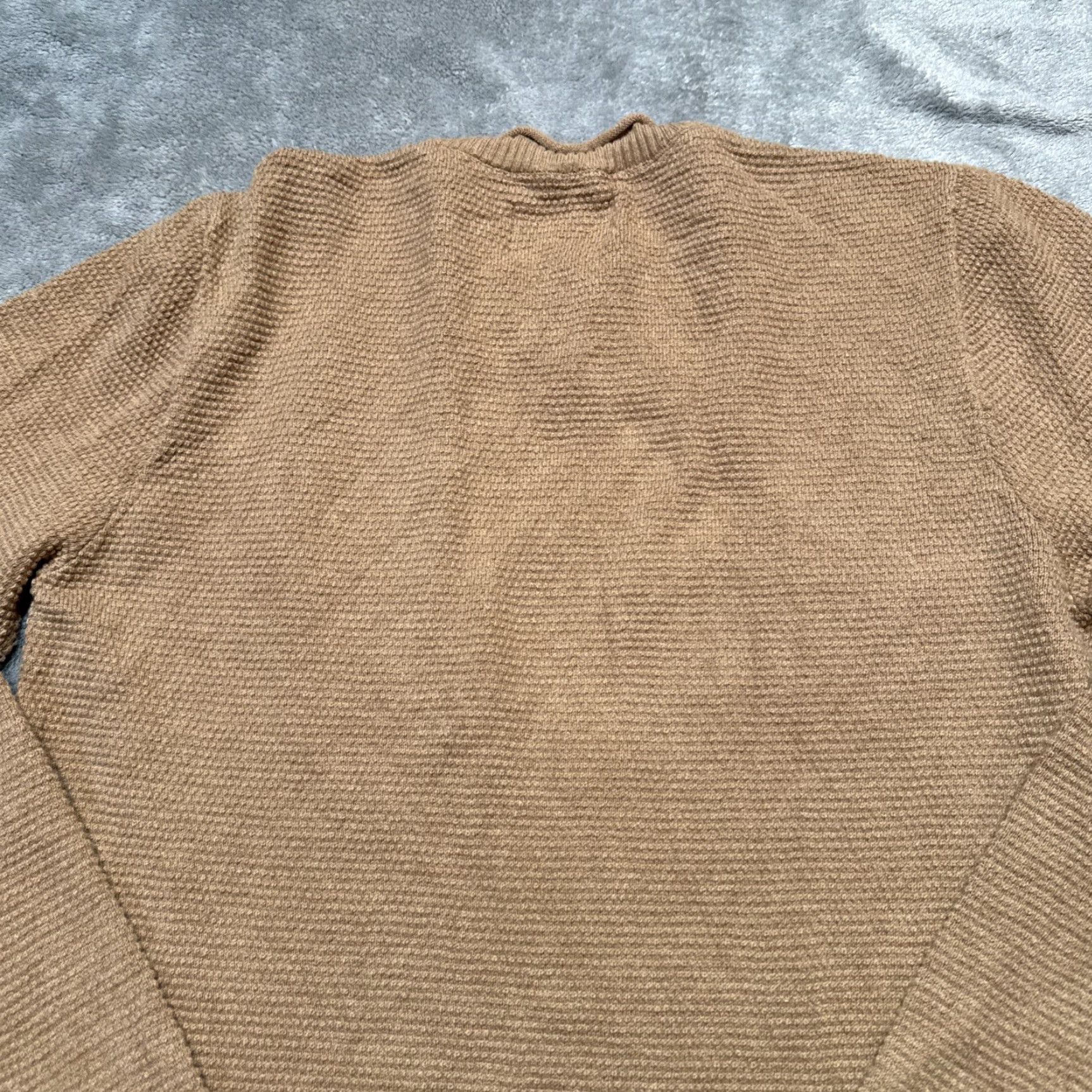 Vintage Wellen Sweater Mens S Grain Neutral Huckberry Organic Cotton Cashmere Roll Neck Beige Pullover Mens Size S Size US S / EU 44-46 / 1 - 7 Thumbnail