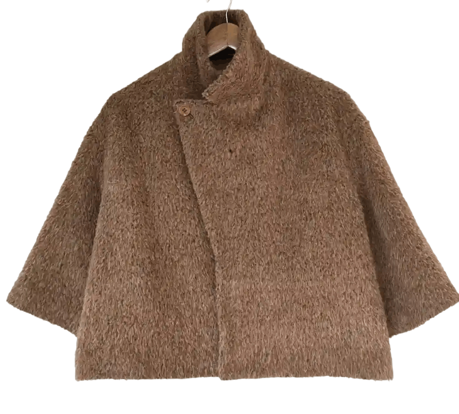Yohji Yamamoto Y's Drop Shoulder Crop Alpaca fur Jacket Size M / US 6-8 / IT 42-44 - 7 Thumbnail