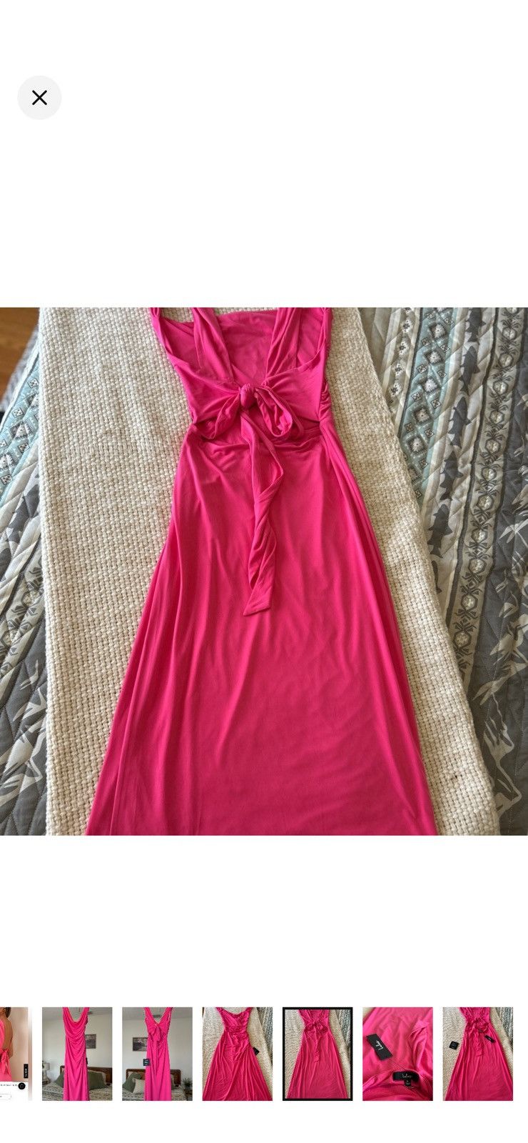 Lulus (NWT) Lulu’s Pink Draped Sleeveless Cocktail Dress Size S / US 4 / IT 40 - 6 Thumbnail