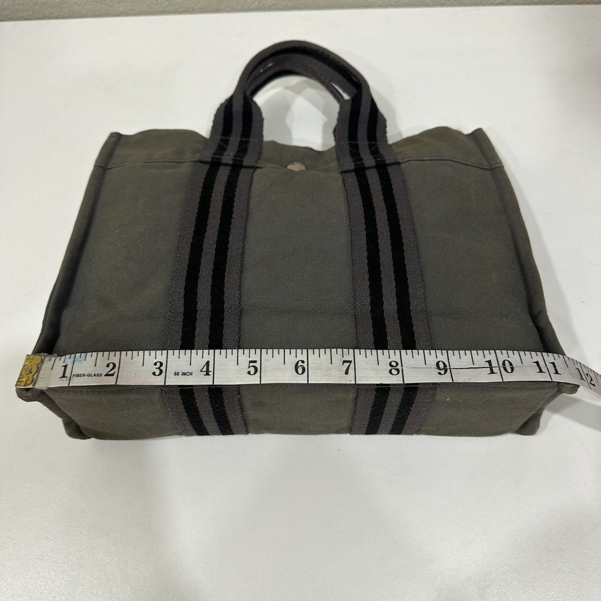 ‼️YES‼️ HERMES FOURRE TOUT PM CANVAS HAND TOTE BAG