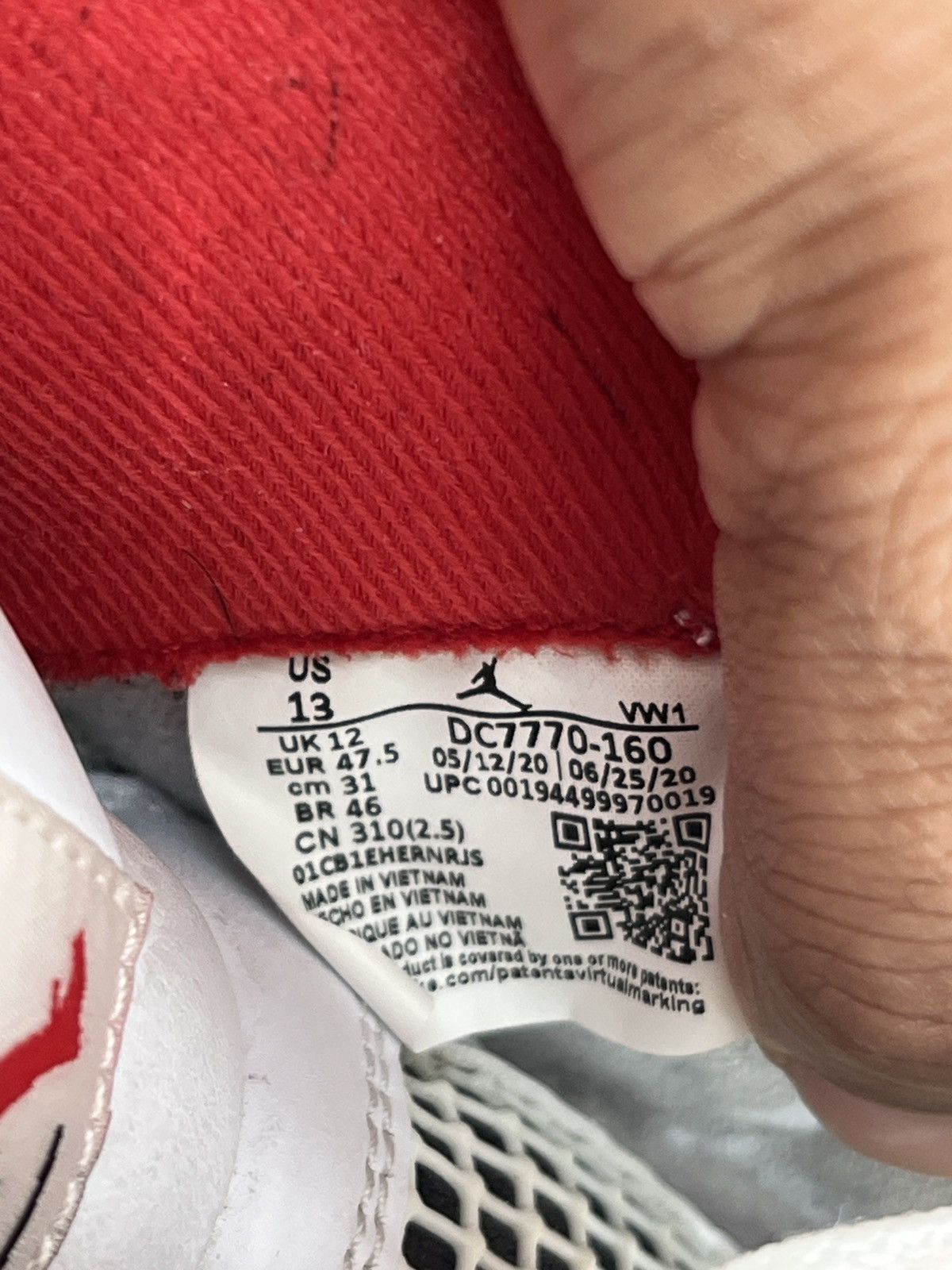 Jordan Brand Air Jordan 4 Fire Red Sz. 13 Size US 13 / EU 46 - 7 Thumbnail