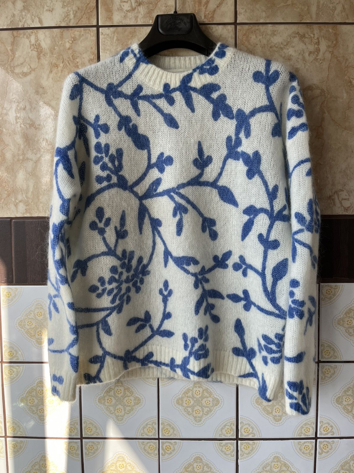 Sezane Sezane Floral Kid Mohair sweater Size XXS / US 00 / IT 34 - 1 Thumbnail