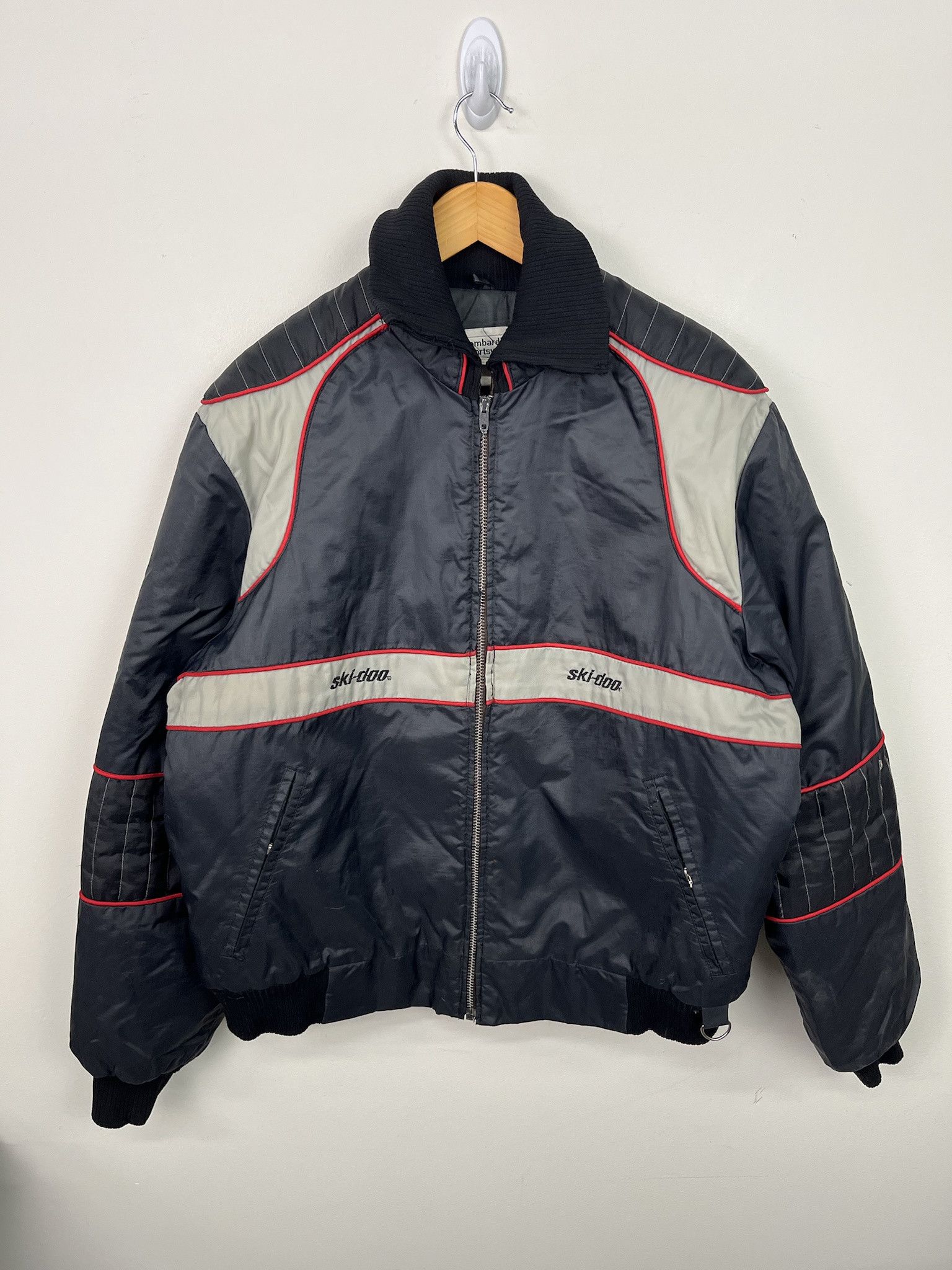Vintage Vintage 1980s Ski Doo Jacket Bombardier Sportswear Size L Size US L / EU 52-54 / 3 - 1 Thumbnail