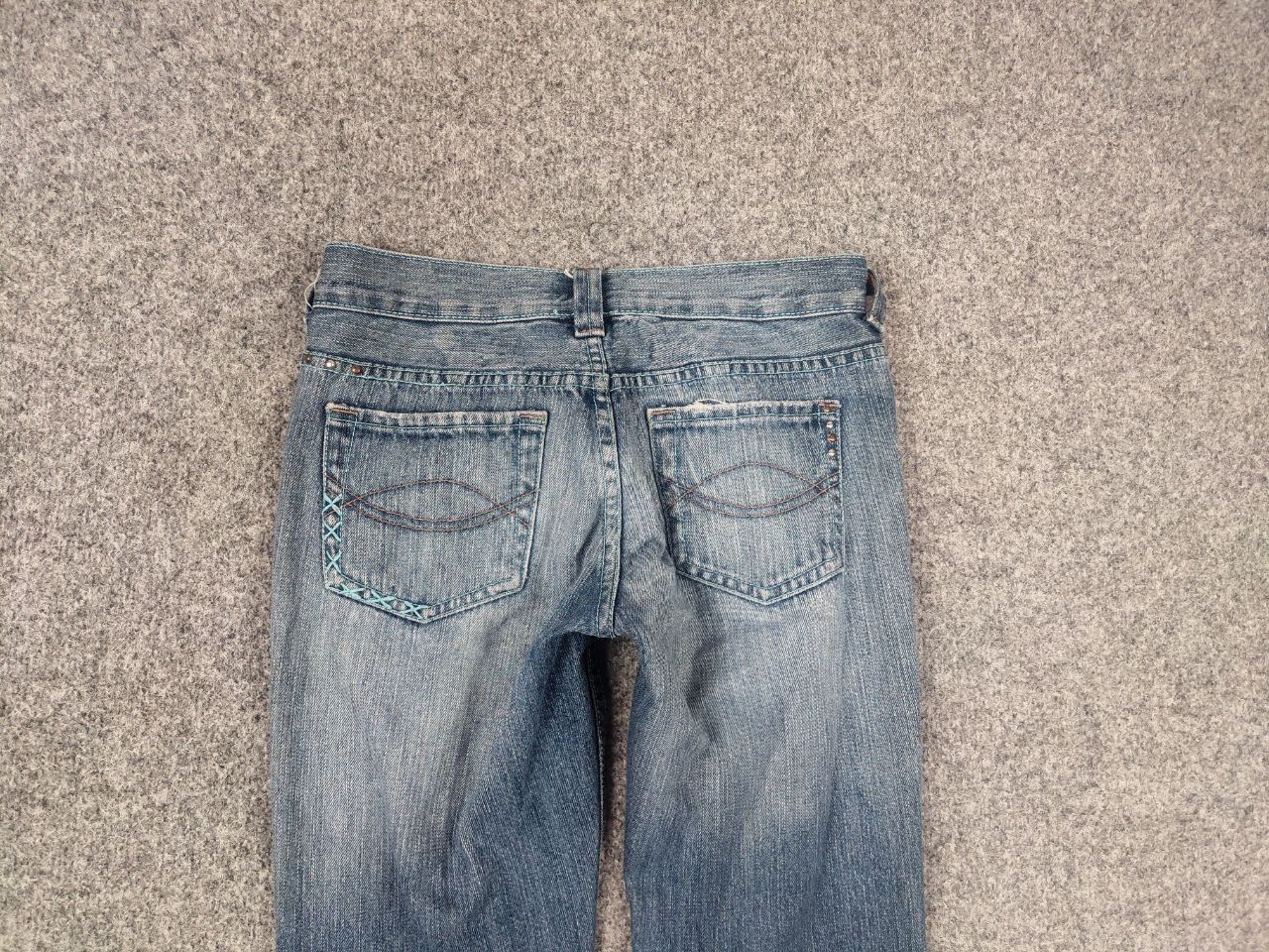 Japanese Brand Vintage Y2K Japan hysteric glamour Low-rise Flared Jeans Size 30" / US 8 / IT 44 - 12 Thumbnail