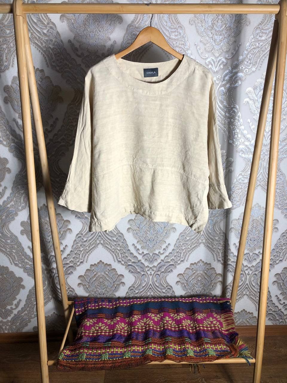 OSKA VINTAGE OSKA LINEN LONG SLEEVE JAPAN STYLE DESIGNER Y2K 90s Size M / US 6-8 / IT 42-44 - 1 Thumbnail