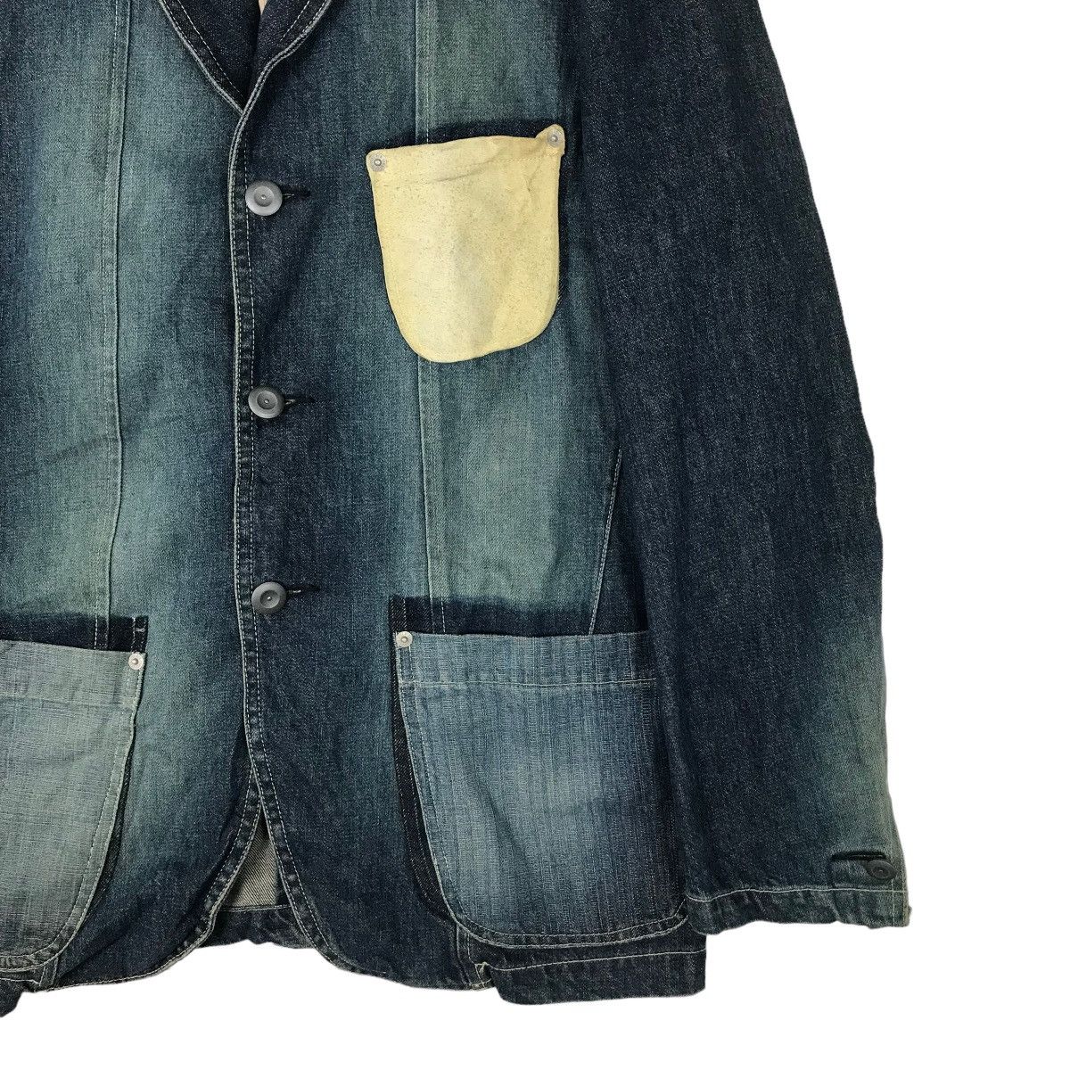 Comme Ca Ism 💥 COMME CA DU MODE MEN DYED INDIGO CHORE JACKET Size US M / EU 48-50 / 2 - 2 Thumbnail