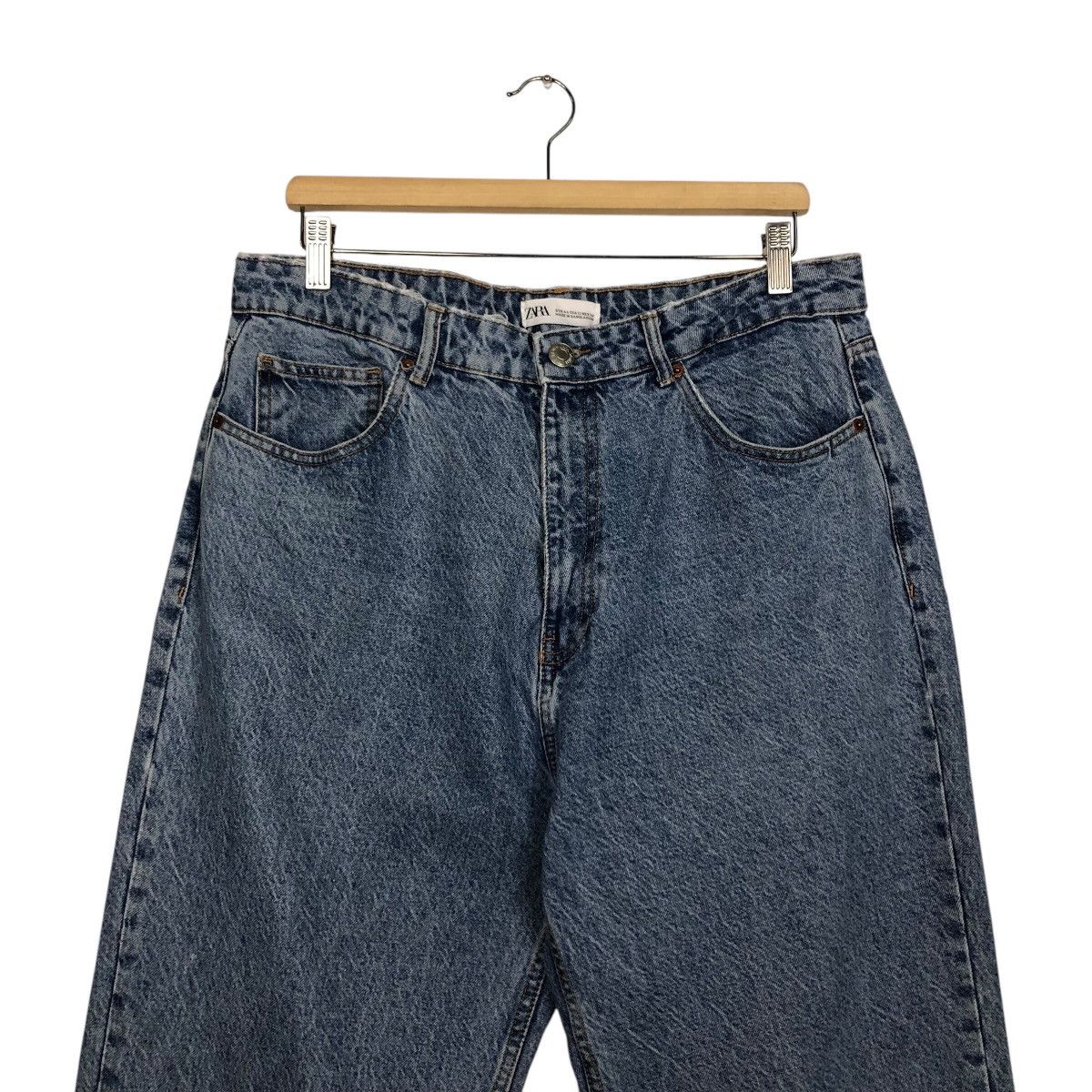 Japanese Brand 📌Vintage Denim Jeans Zara Ballon Design Issey Miyake Size 34" / US 12 / IT 48 - 4 Thumbnail