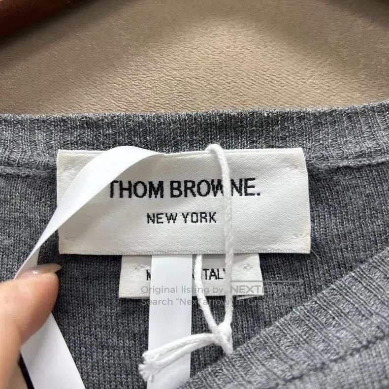 Thom Browne Thom Browne Grey Dog Pattern Wool Long Sleeve Knit Top Size US L / EU 52-54 / 3 - 3 Thumbnail