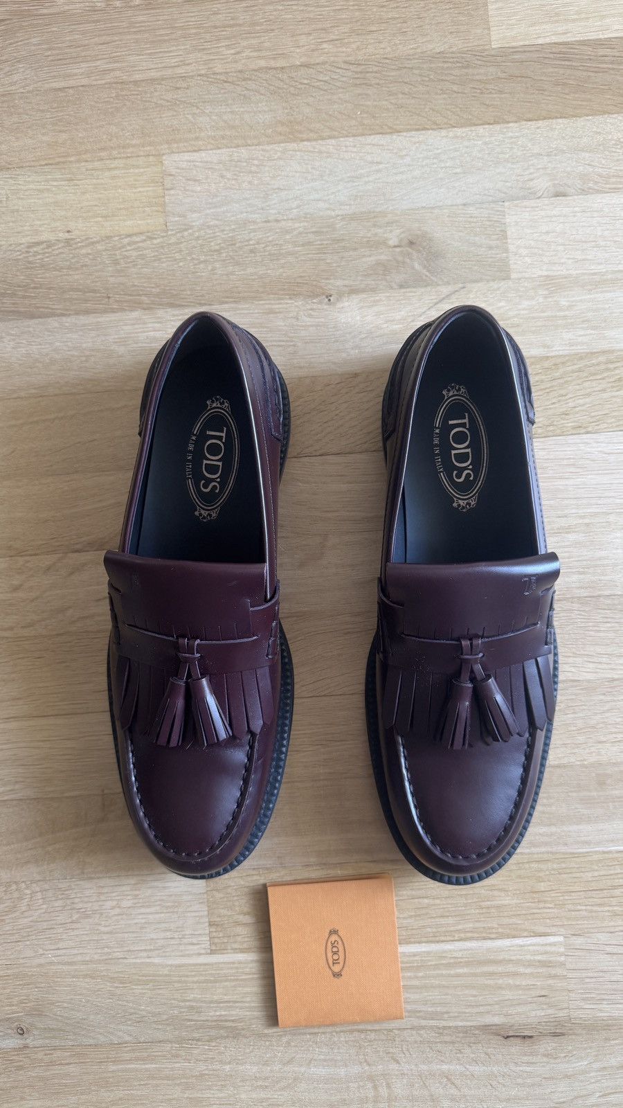 Tod's Tod‘s Frangia Gomma Tassel Loafers Size US 11.5 / EU 44-45 - 3 Thumbnail