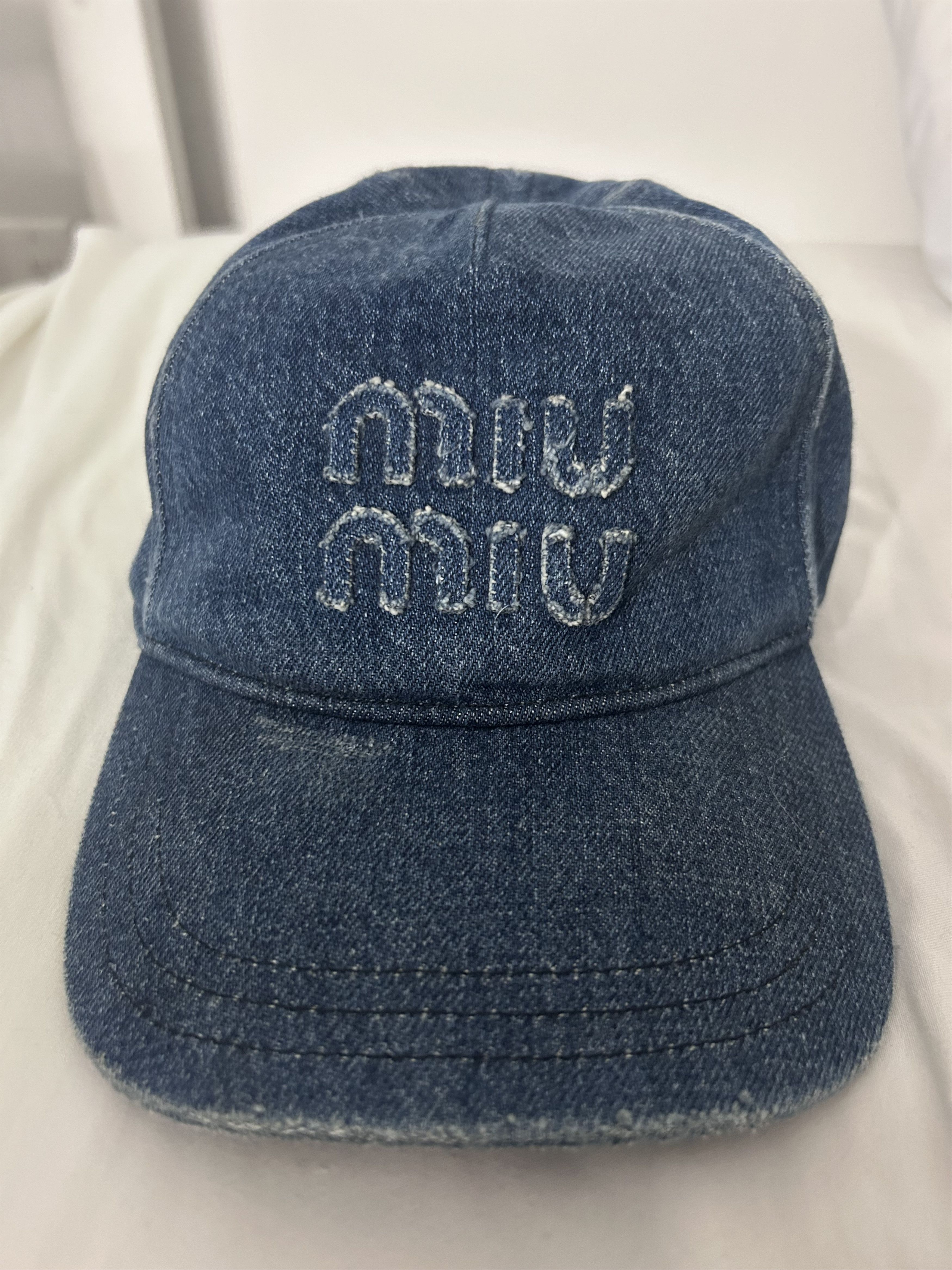 Miu Miu Miu Miu Denim Baseball Cap | Grailed