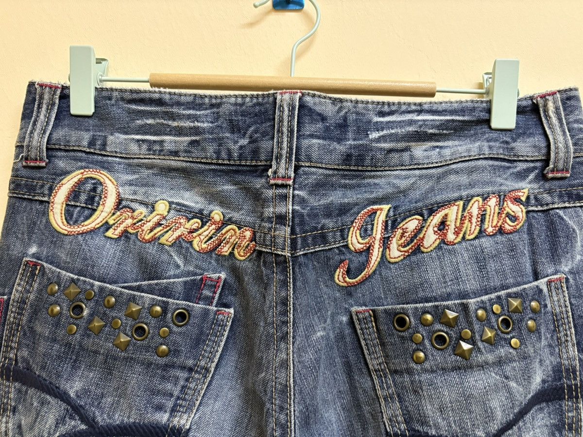 If Six Was Nine × Japanese Brand Vintage Y2k Oririn Jeans Spell Out Poem Flared Jeans Size US 32 / EU 48 - 7 Thumbnail