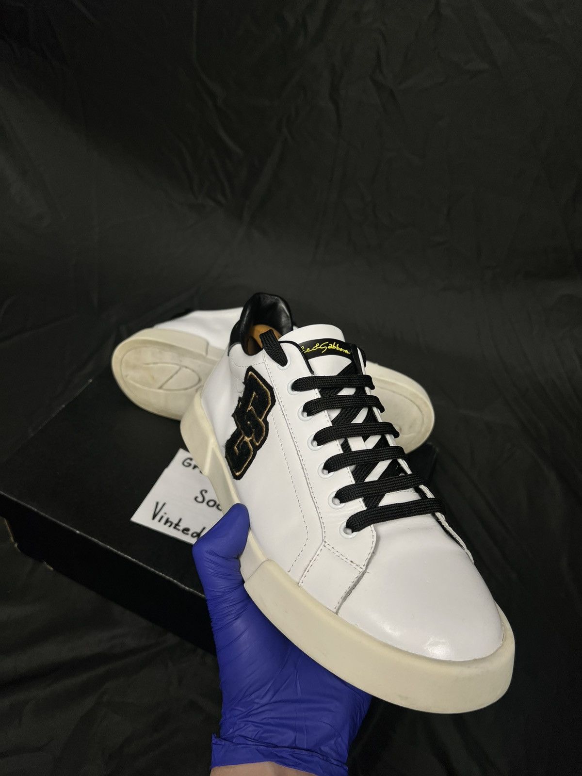 Dolce & Gabbana Dolce & Gabbana sneakers white low top old money Size US 9.5 / EU 42-43 - 6 Thumbnail
