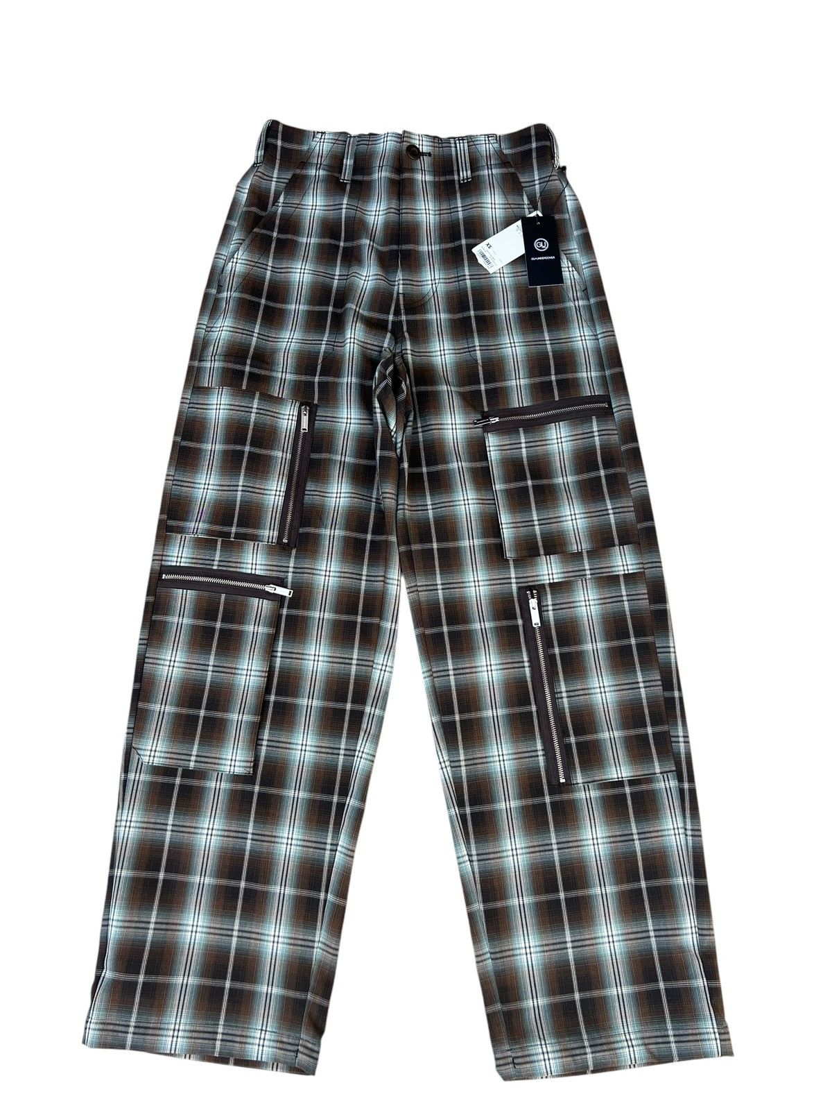 Undercover Undercover X Gu Shadows Plaid Parachute Baggy Trouser Pant Size US 29 - 1 Thumbnail