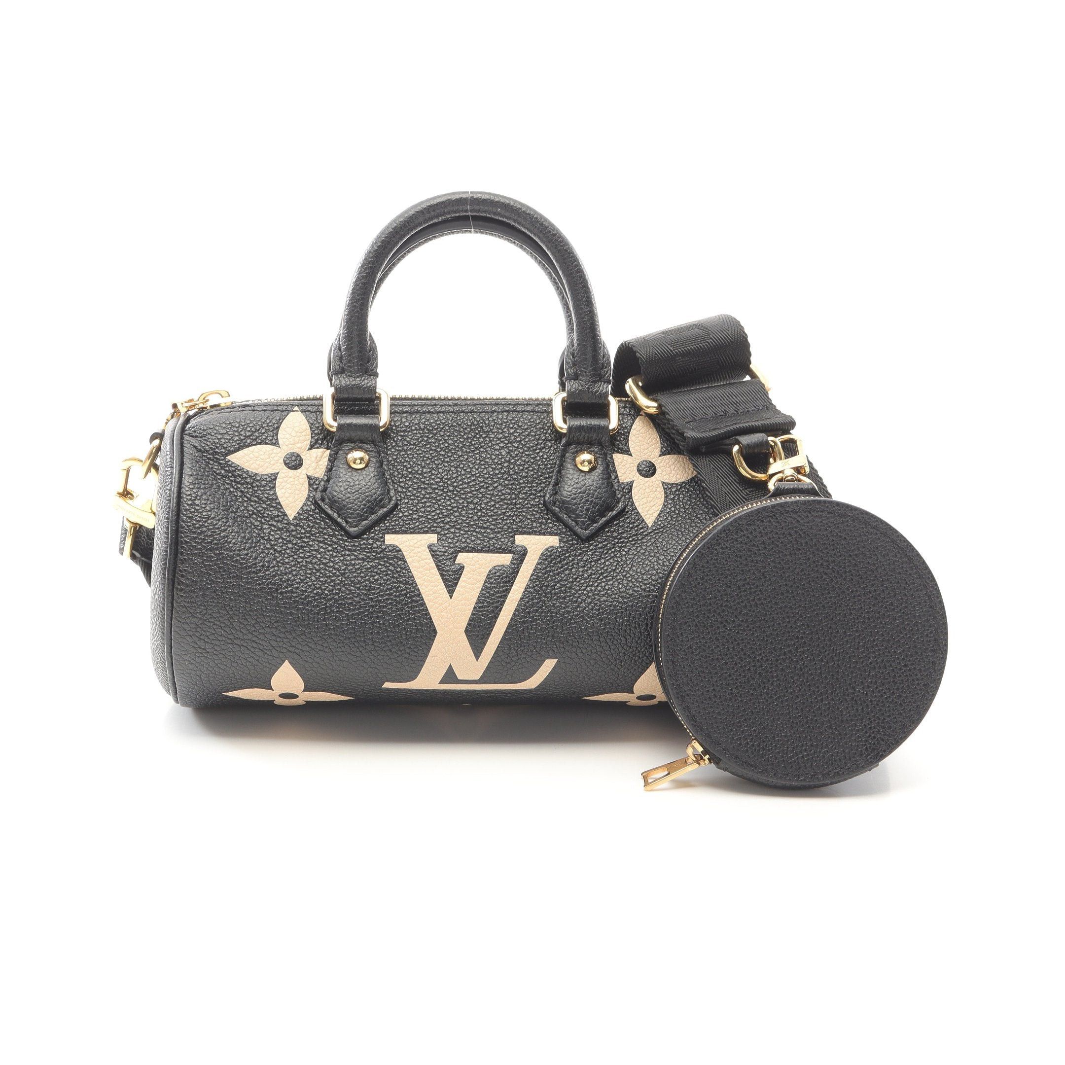 Louis Vuitton Louis Vuitton Papillon Bb Monogram Empreinte Handbag Leather Black Size ONE SIZE - 1 Thumbnail