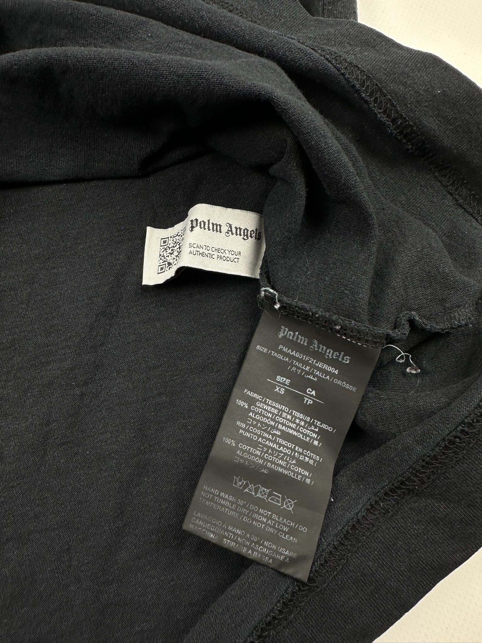 Palm Angels Palm Angels Dubai Sprayed Logo Tee Black Men’s Size US XS / EU 42 / 0 - 4 Thumbnail