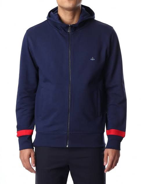 Vivienne Westwood Vivienne Westwood Navy Zip Hoodie Size US XL / EU 56 / 4 - 2 Thumbnail
