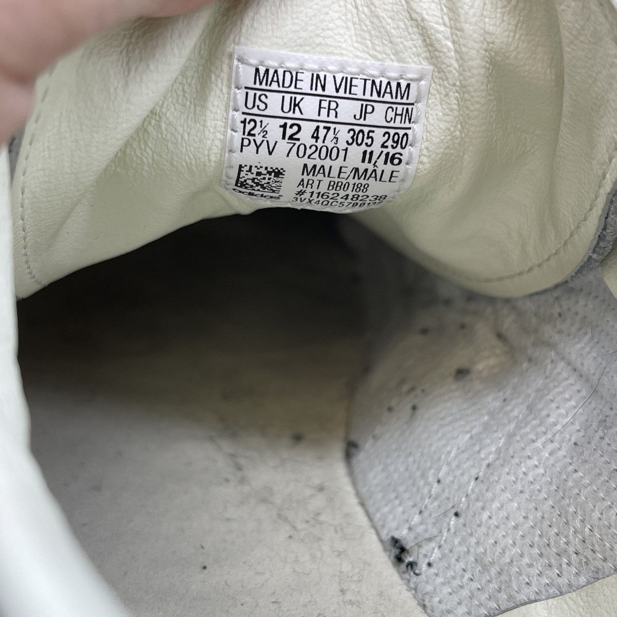Adidas Superstar boost white Size US 12.5 / EU 45-46 - 9 Thumbnail