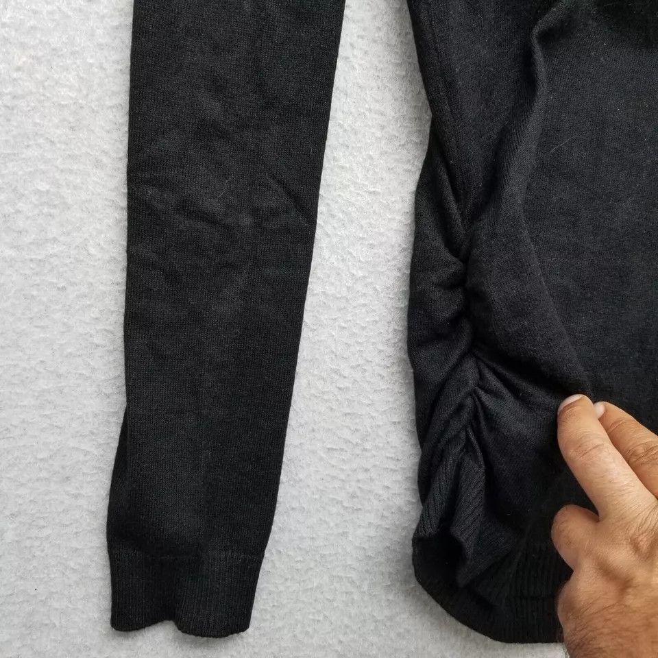 Other Hooked Up Sweater Womens Small Black Turtleneck Rayon Blend Size S / US 4 / IT 40 - 2 Thumbnail