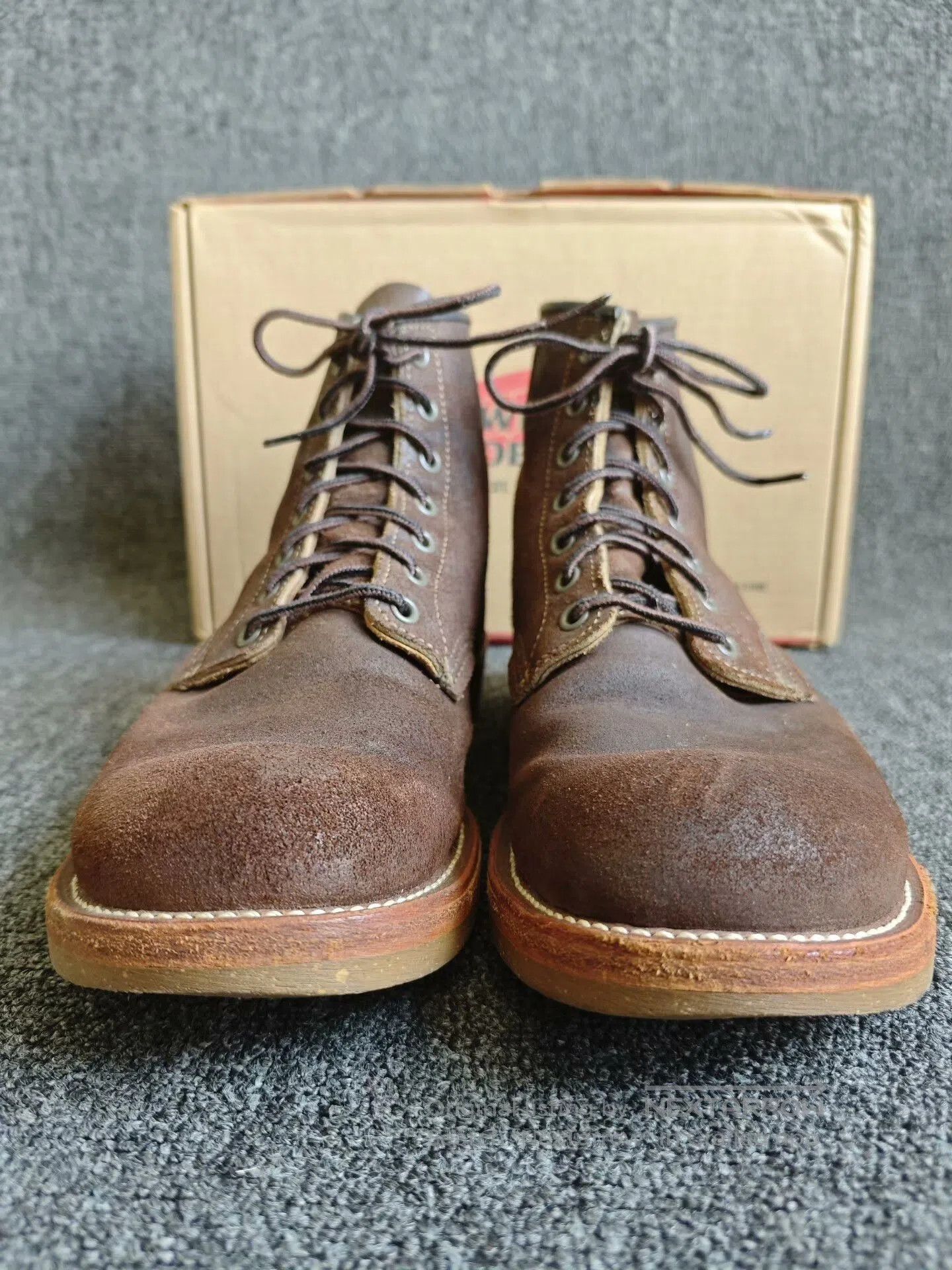 Red Wing Red Wing 4618 Collaboration Brown Suede Work Boots. Size US 9.5 / EU 42-43 - 2 Thumbnail
