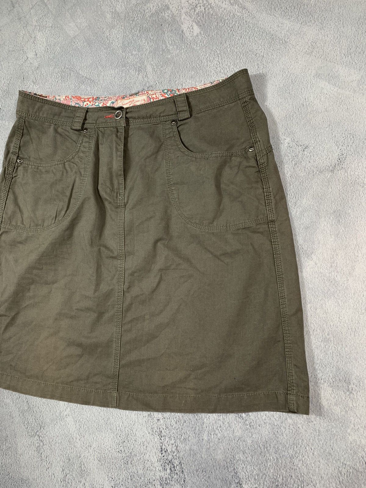 Japanese Brand × Vintage Vintage Y2K Japanese military style mini skirt streetwear Size 32" / US 10 / IT 46 - 3 Thumbnail