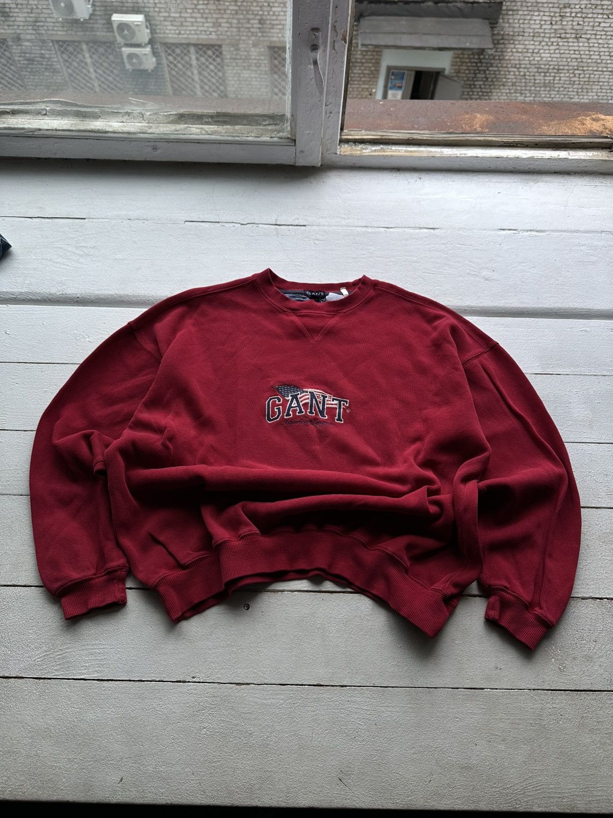 Gant 🚨RARE GANT USA FLAD BIG LOGO OVERSIZED SWEATSHIRT y2k Size US XL / EU 56 / 4 - 1 Thumbnail