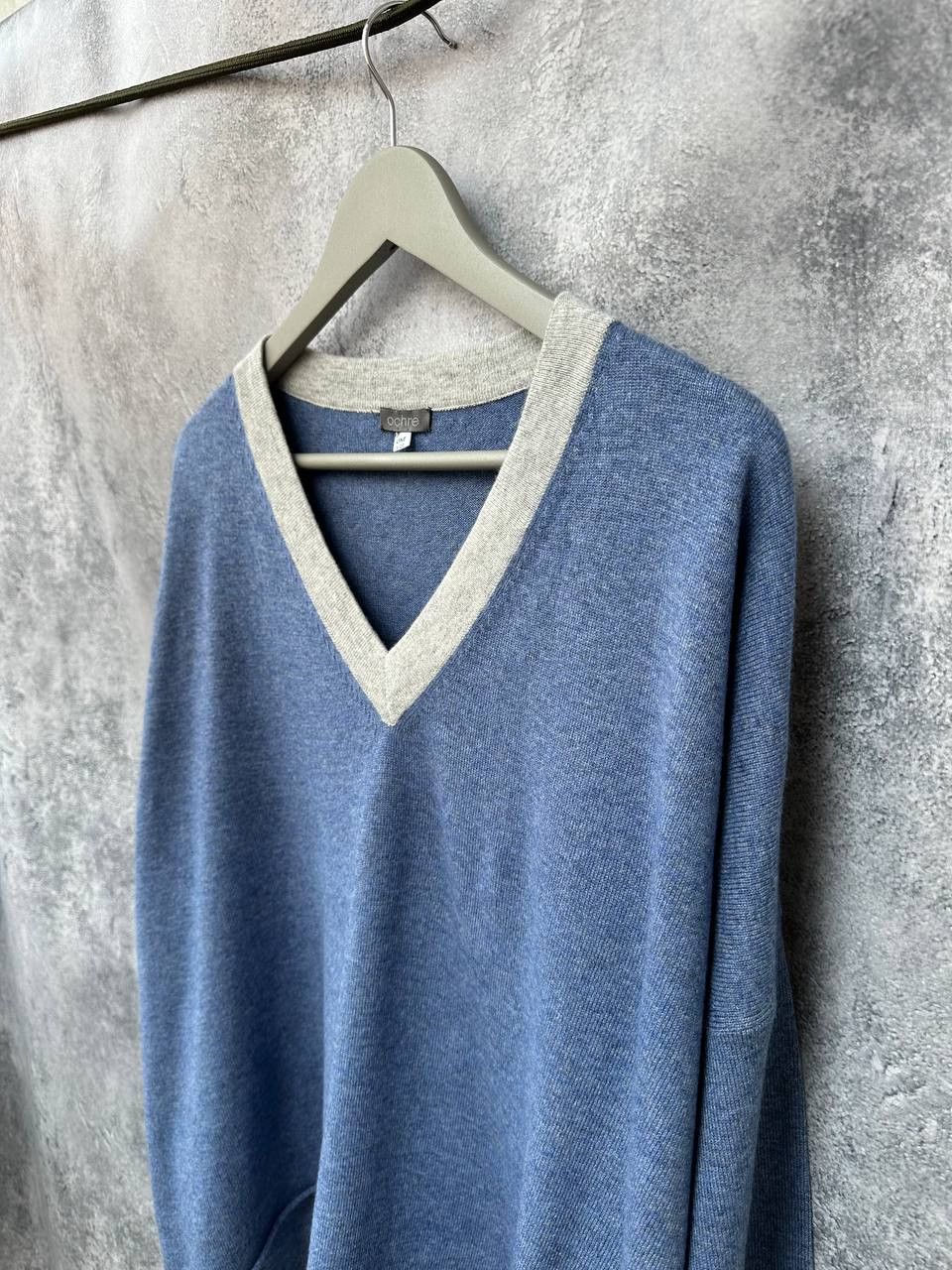 Other Ochre Holly V-neck Sweater Relaxed Long Sleeve Nepal Size ONE SIZE - 6 Thumbnail