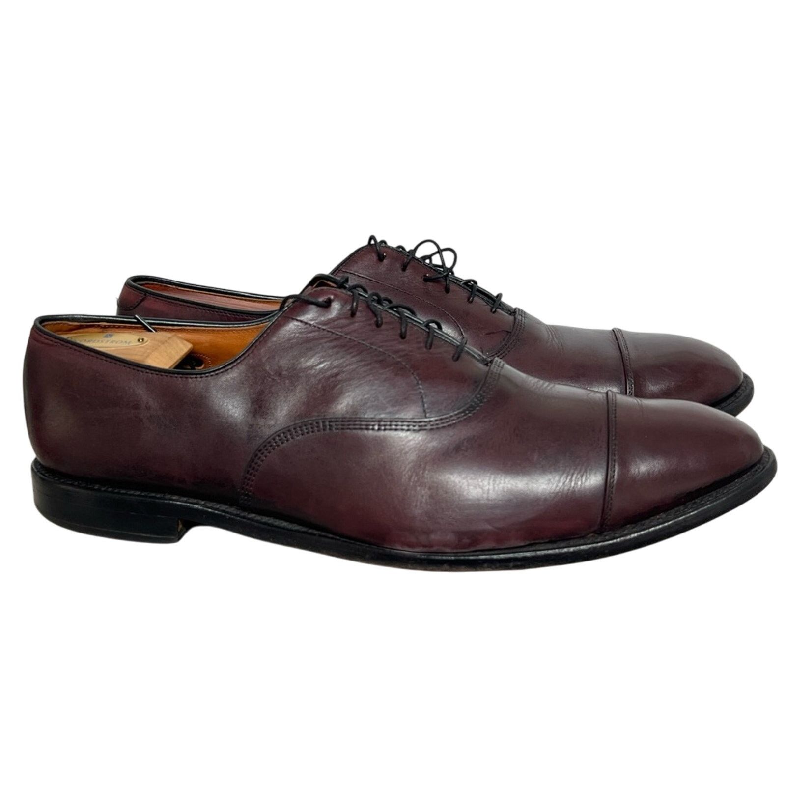 Allen Edmonds Allen Edmonds Men's Brown Park Avenue Cap Toe Oxford 15 D Size US 15 / EU 48 - 2 Thumbnail