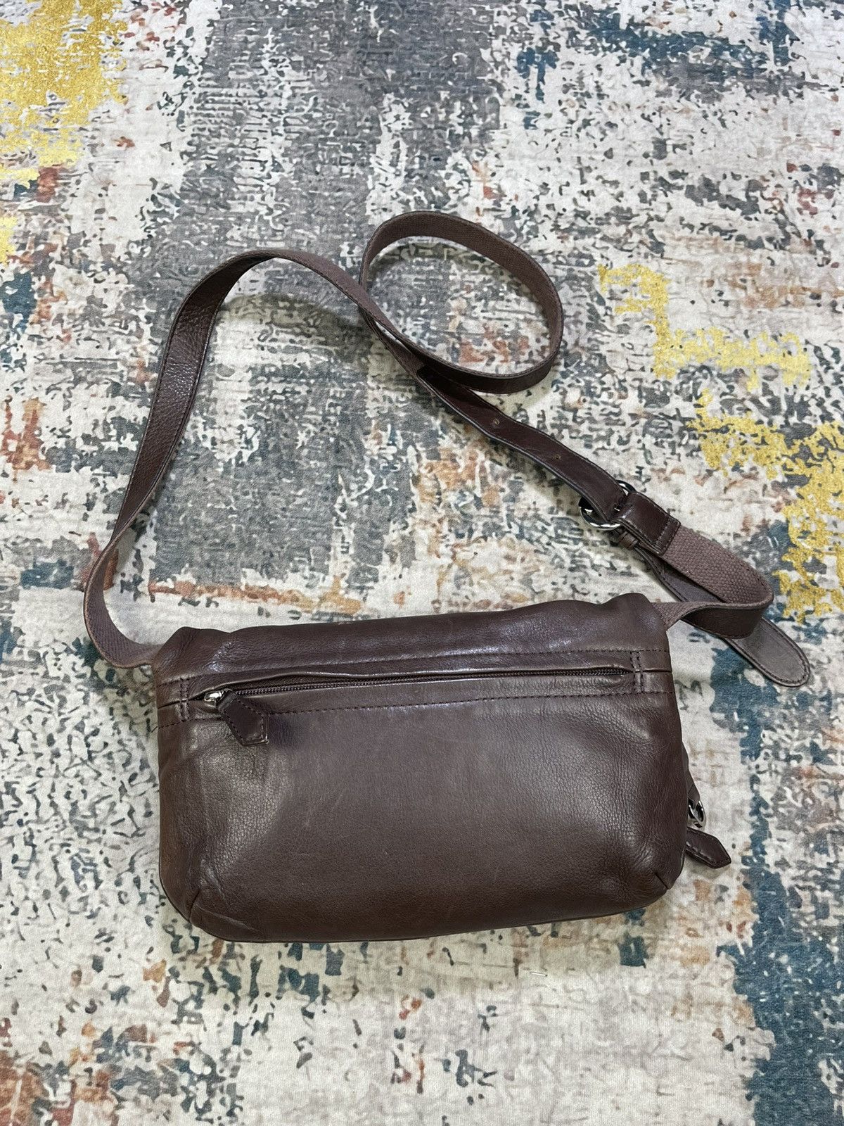 Japanese Brand Estine 2 Way Flip Flap Leather Sling Bag Size ONE SIZE - 2 Thumbnail