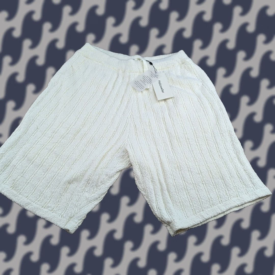 Holzweiler Holzweiler Afo Shorts Womens Size L White Ecru 100% Cotton Drawstrings Ladies Size 36" / US 14 / IT 50 - 1 Thumbnail