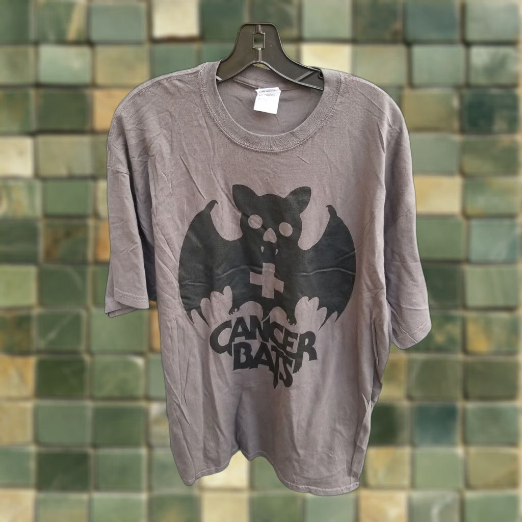 Gildan VINTAGE Cancer Bats Canadian Hardcore Punk Band Music Graphic T-SHIRT XL Gray Hail Destroyer Men XL T-Shirt Logo Band 90s USA USA Size US XL / EU 56 / 4 - 1 Thumbnail
