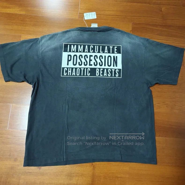 Saint Michael Saint Michael Smiley Wash Destroyed Short Sleeve Size US XL / EU 56 / 4 - 8 Thumbnail