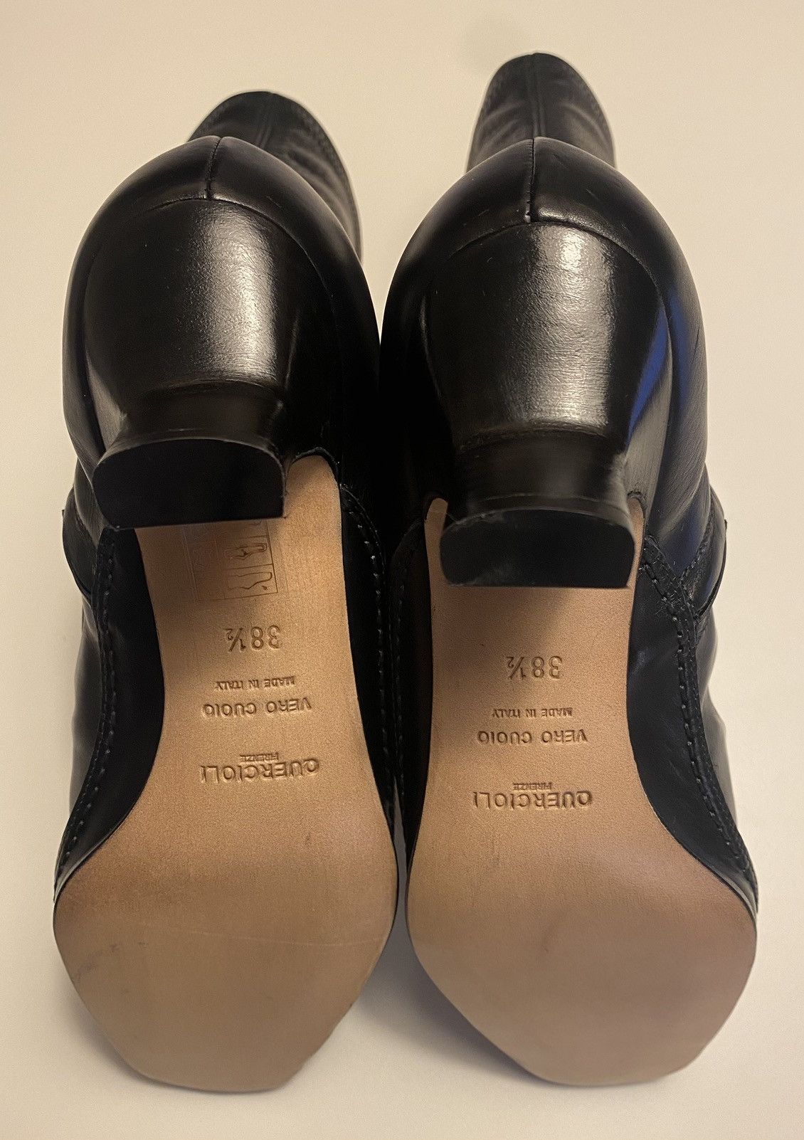 Quercioli Ankle boots in smooth calfskin and stretch nappa Size US 8.5 / IT 38.5 - 4 Thumbnail
