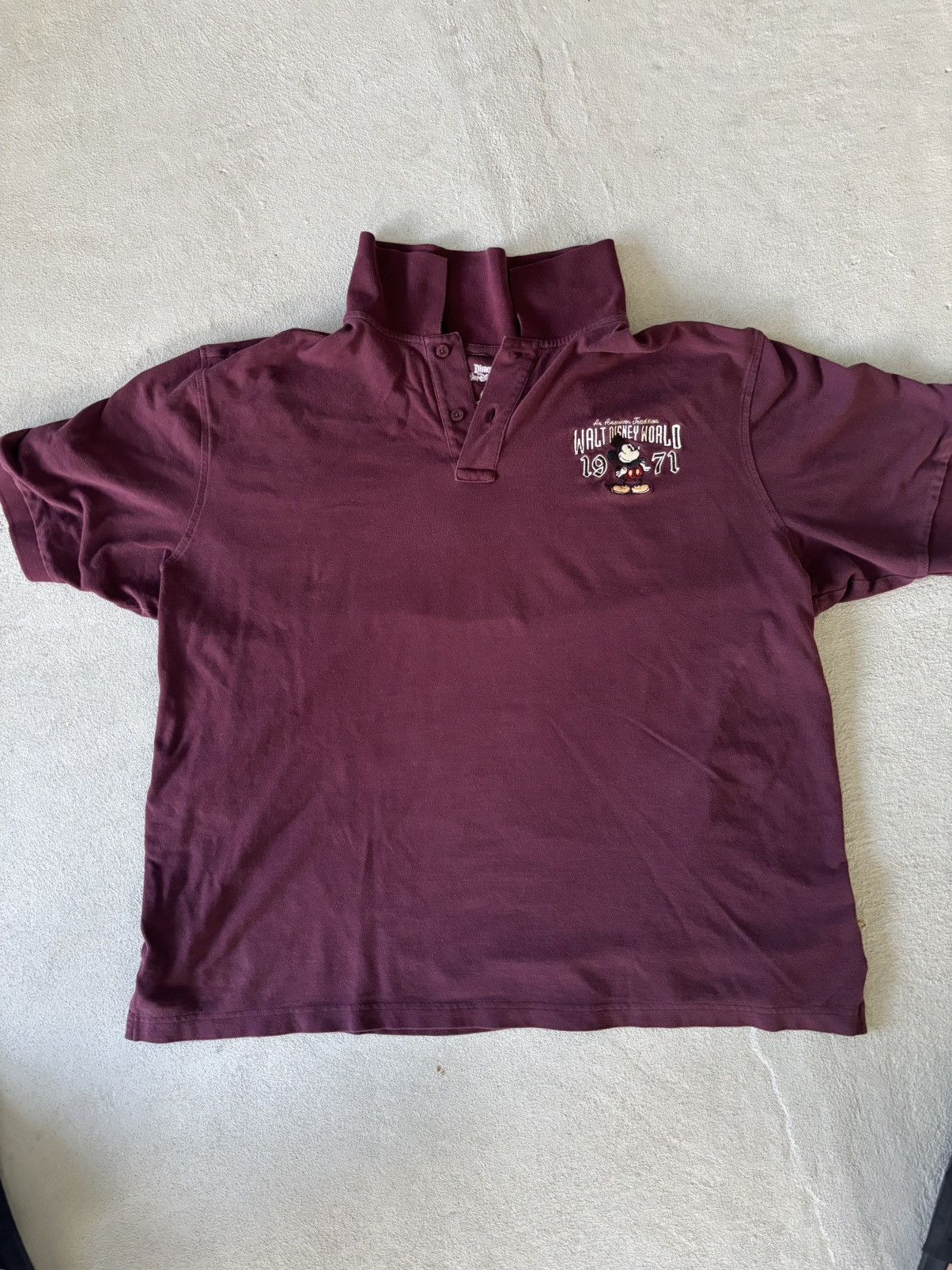 Disney Walt Disney World Polo Shirt from 1971 Size US XL / EU 56 / 4 - 1 Thumbnail