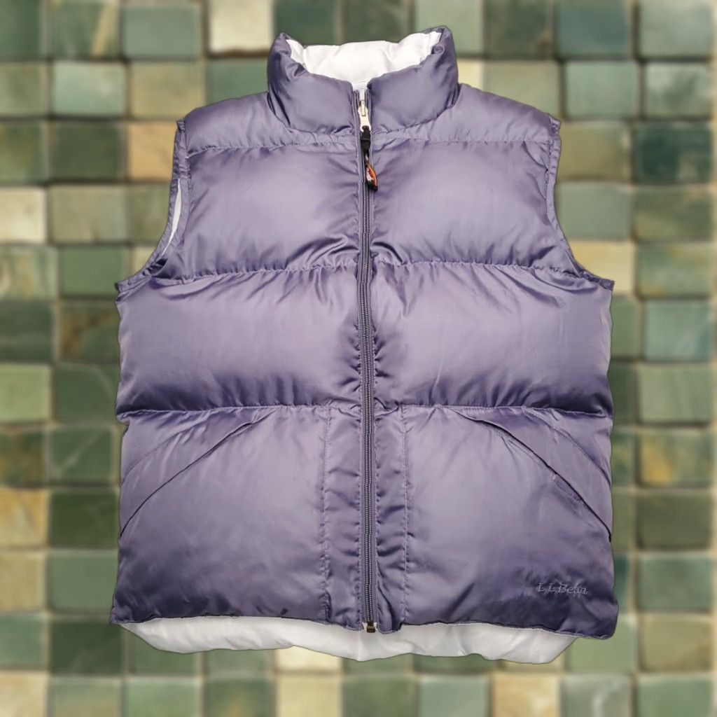 Vintage VINTAGE LL BEAN Down Vest Womens Small Purple Puffer Reversible Outdoors Vest Purple Puffer Womens Small LL BEAN Vintage Down Vest Size S / US 4 / IT 40 - 1 Thumbnail