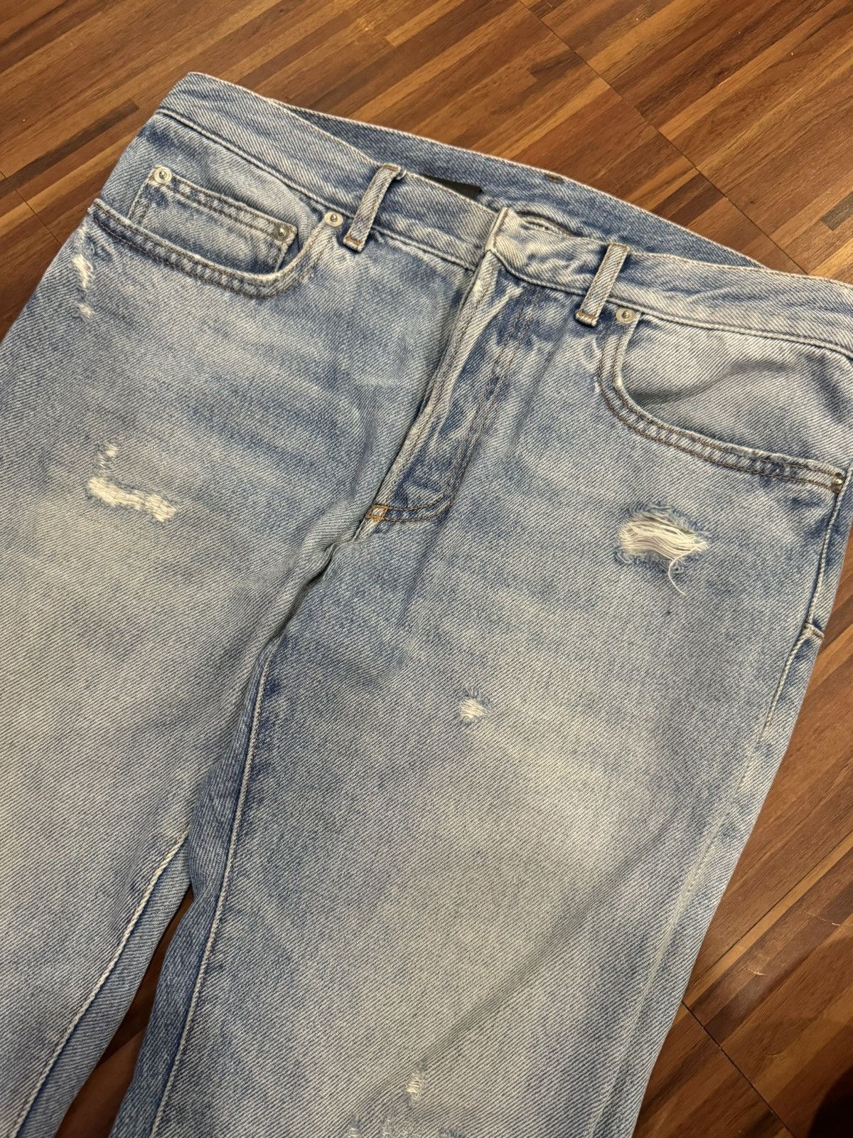 Dior Dior Homme AW18 Destroy Denim Pants Size US 30 / EU 46 - 4 Thumbnail