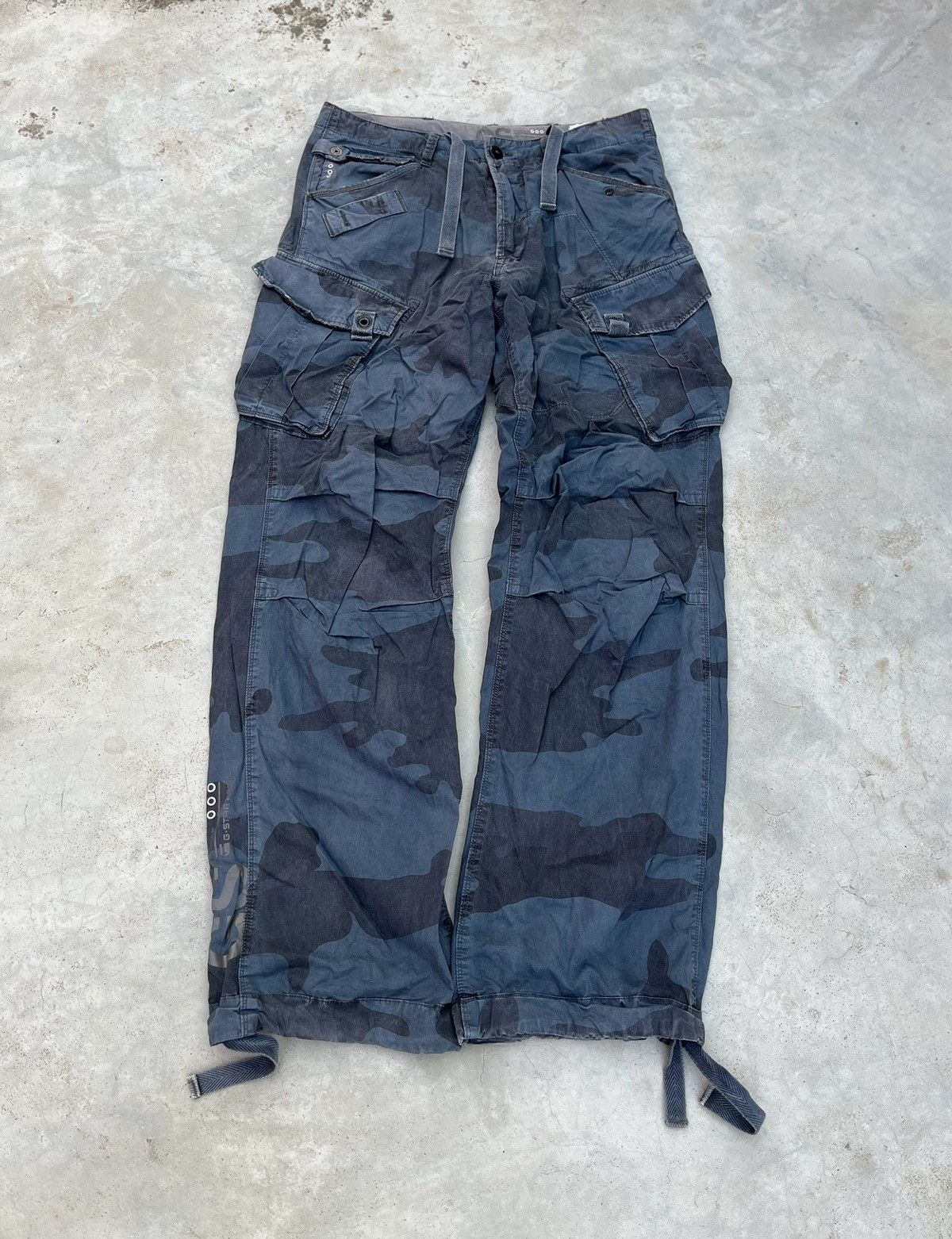 G-Star RARE VINTAGE G-STAR RAW 3301 NAVY MILITARY Size US 34 / EU 50 - 1 Thumbnail