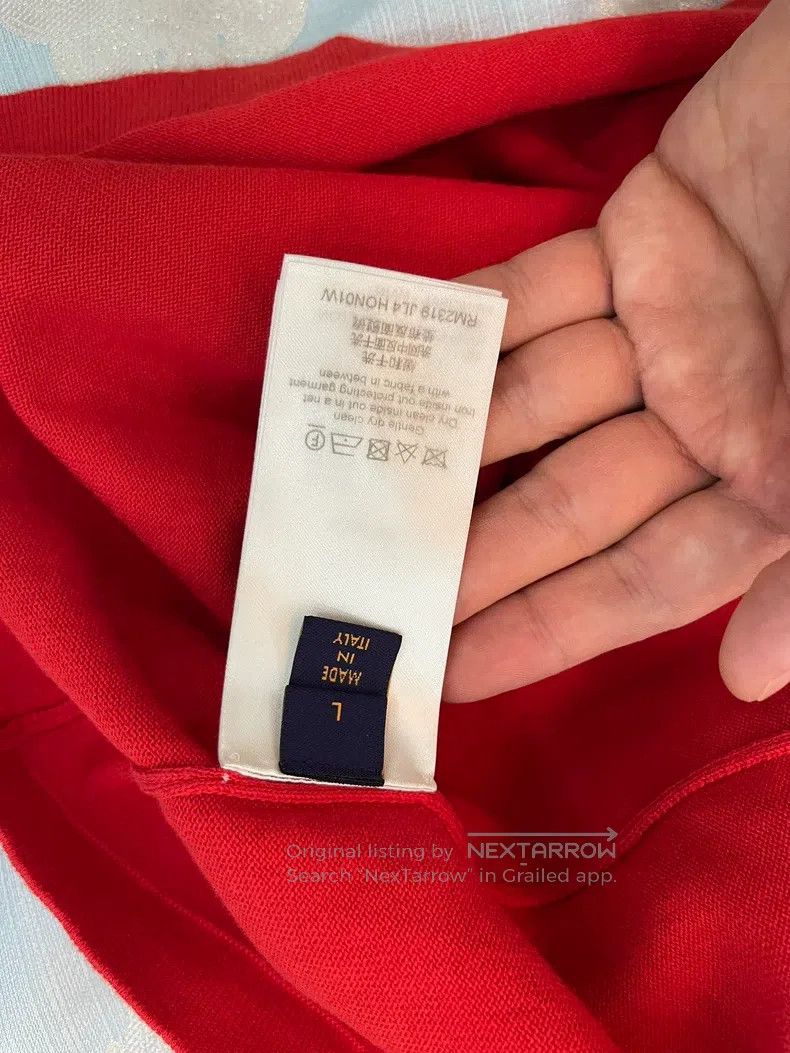 Louis Vuitton Louis Vuitton Knitted full logo short sleeves Size US L / EU 52-54 / 3 - 5 Thumbnail