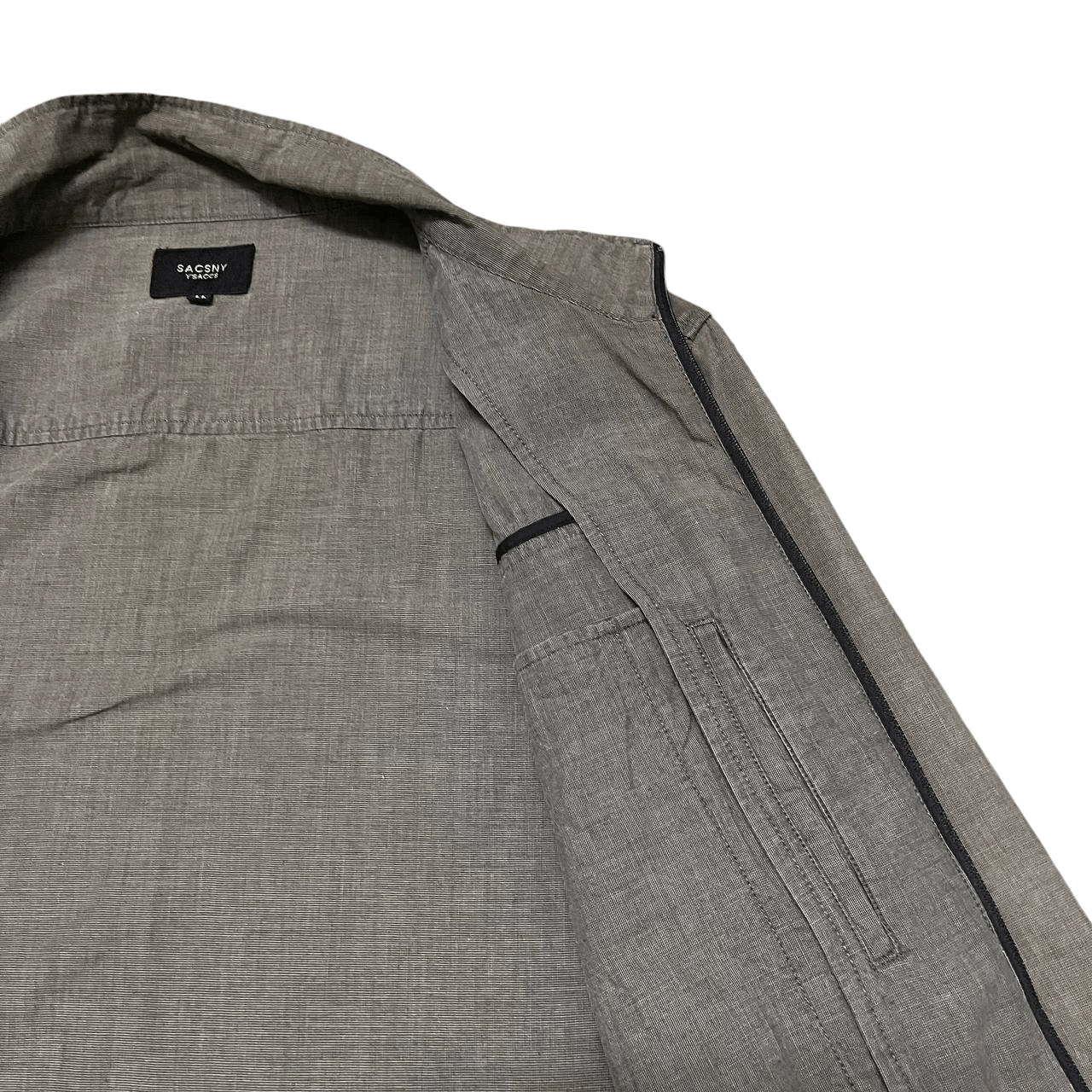 Yohji Yamamoto Distressed Sacsny Y'saccs Yohji Yamamoto Zipper Jacket Size US L / EU 52-54 / 3 - 8 Thumbnail