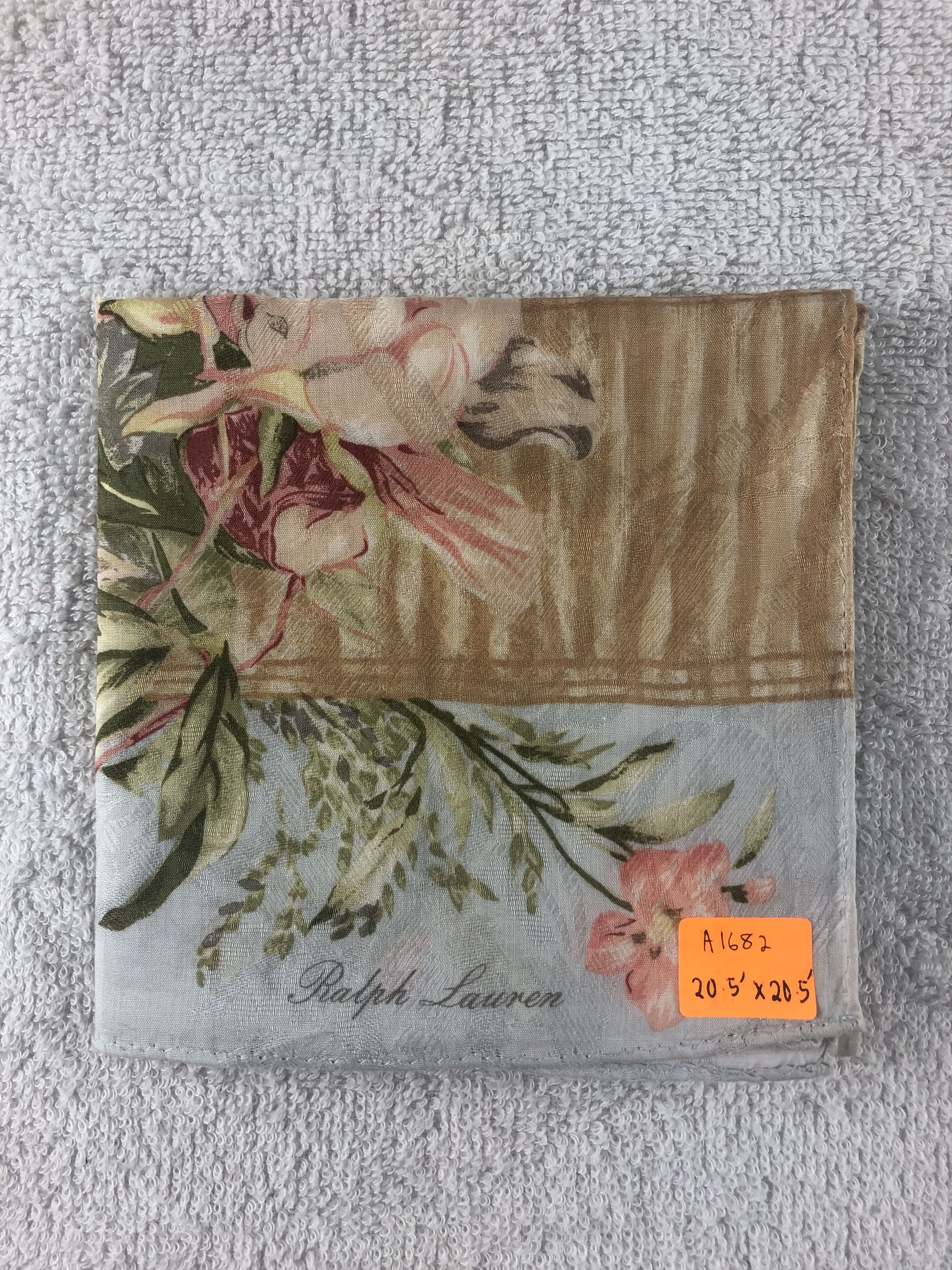 Polo Ralph Lauren × Ralph Lauren × Vintage Ralph Lauren Floral Handkerchief / Bandana / Neckerchief Size ONE SIZE - 7 Thumbnail