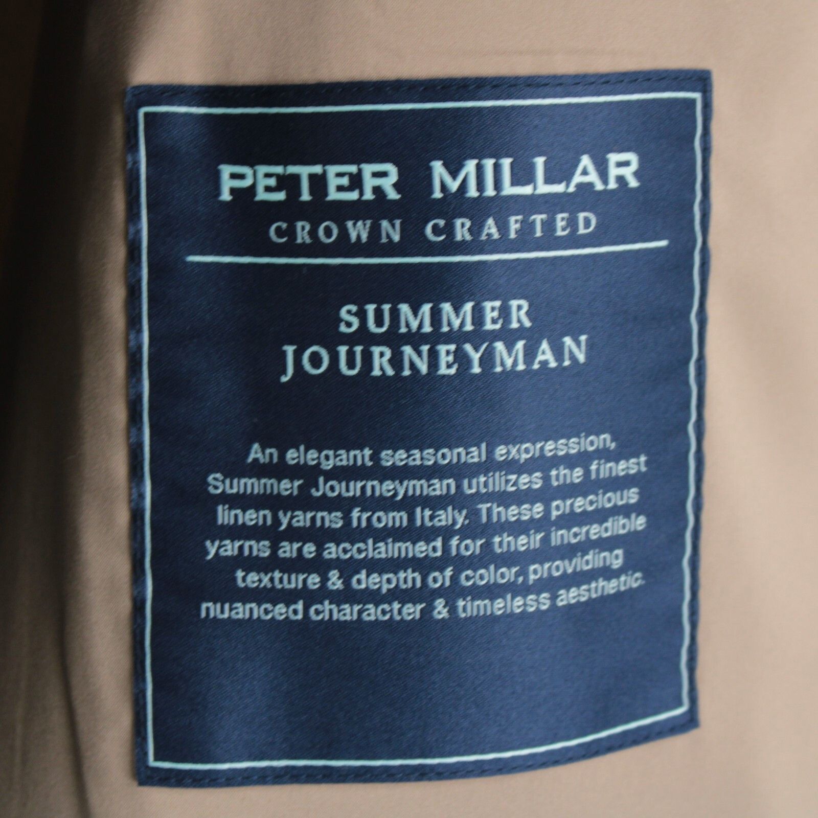 Peter Millar Peter Millar Vest Size XL US In Beige Linen Size US XL / EU 56 / 4 - 7 Thumbnail