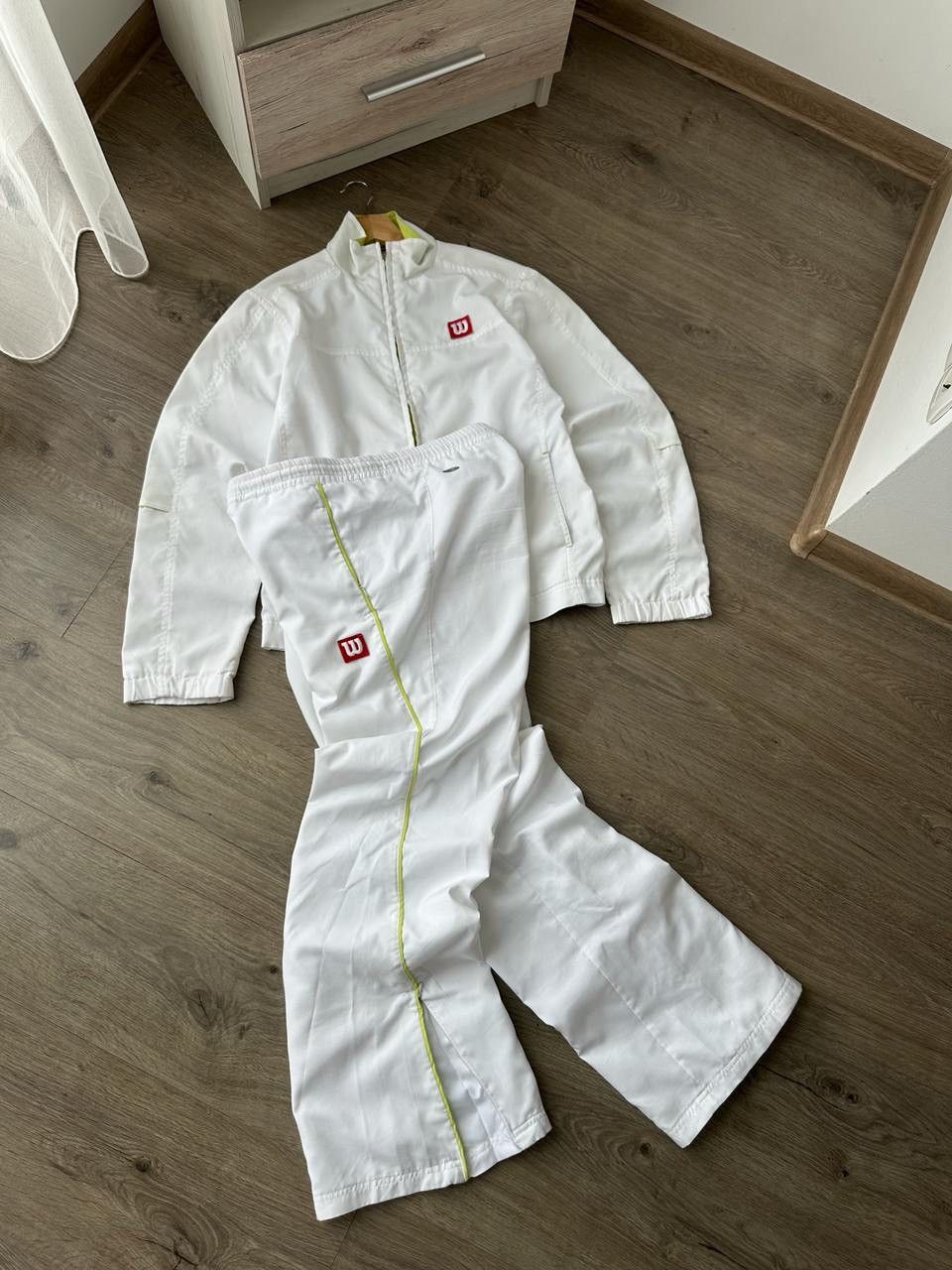 Japanese Brand × Vintage Vintage Wilson White Sportswear W’S Tracksuit Size M / US 6-8 / IT 42-44 - 6 Thumbnail