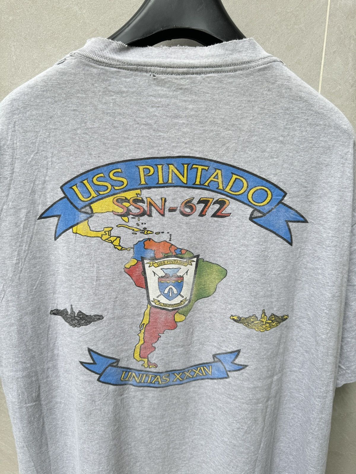 Vintage USS Pintado “SSN-672” Unitas 90s Size US XL / EU 56 / 4 - 3 Thumbnail
