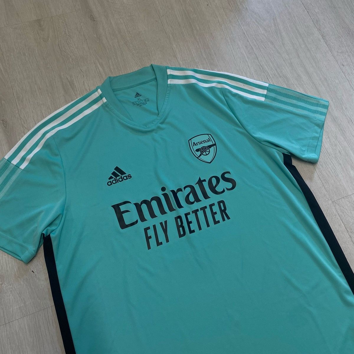 Adidas Arsenal Turqoise football shirt Size US XL / EU 56 / 4 - 2 Thumbnail