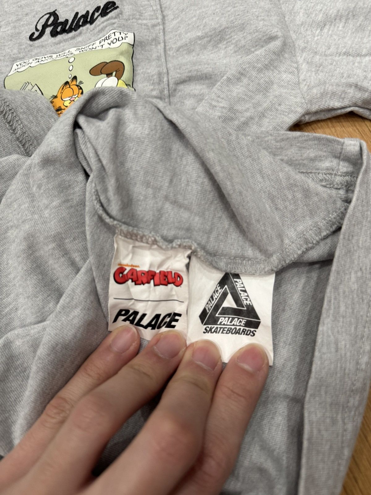 Palace PALACE GARFIELD POCKET T-SHIRT Grey Size US M / EU 48-50 / 2 - 5 Thumbnail