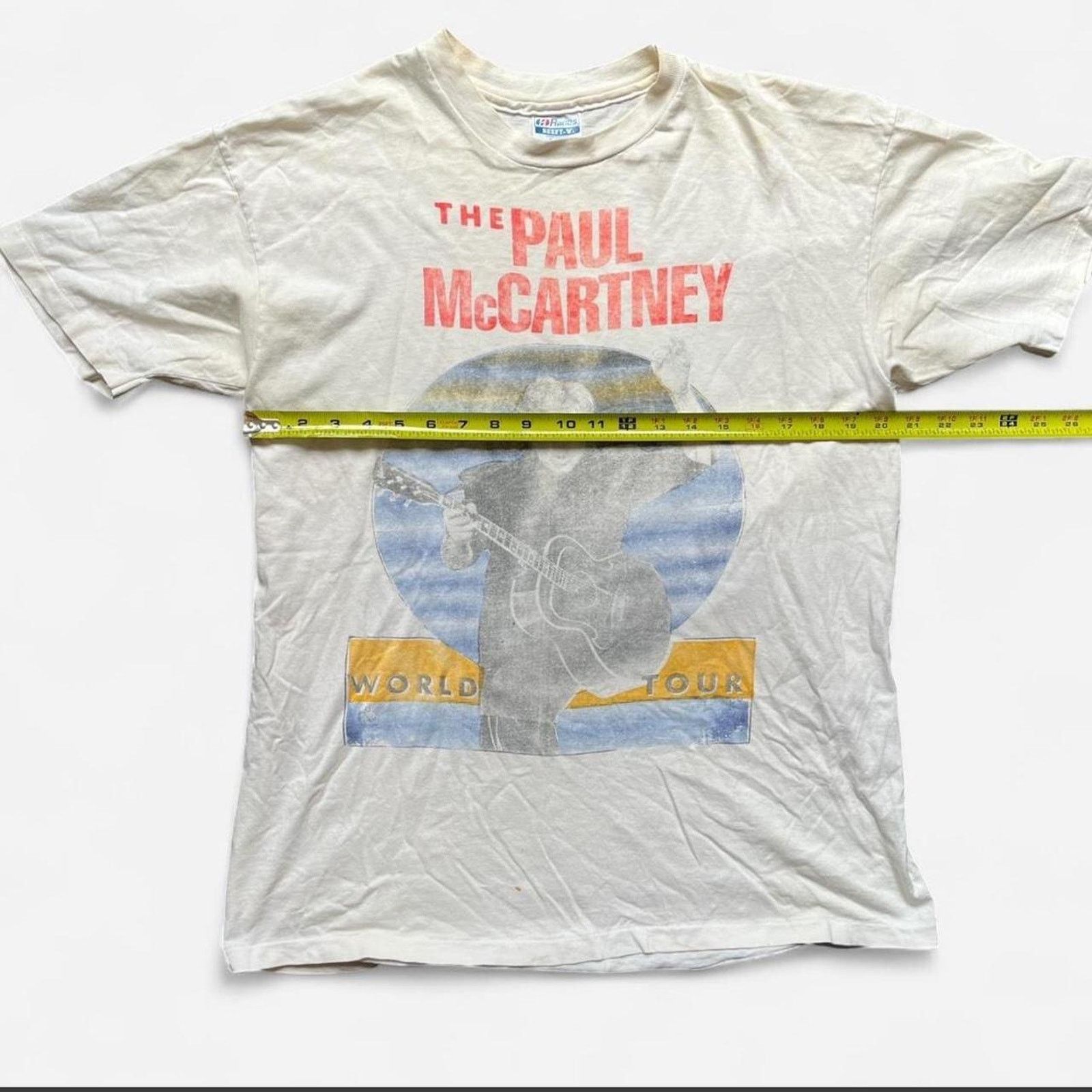 Hanes 1989 Paul Mccartney Tour Tshirt Size US XL / EU 56 / 4 - 5 Thumbnail