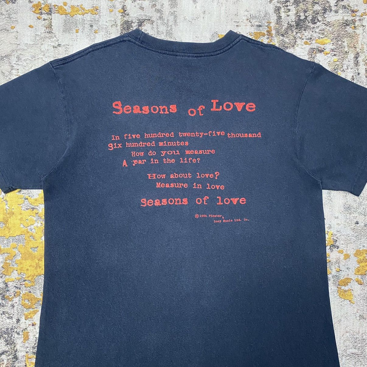 Vintage 💥Distressed💥Vintage Rent No Day But Today Musical Drama Tee Size US M / EU 48-50 / 2 - 7 Thumbnail