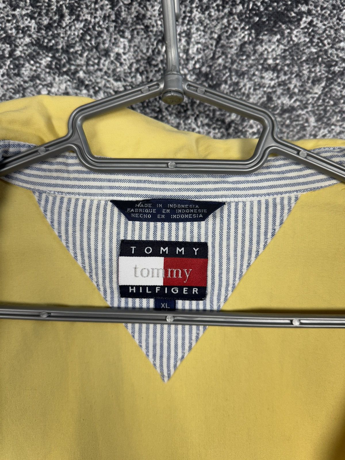 Tommy Hilfiger Men’s Tommy Hilfiger Zip Bomber Jacket Streetwear Yellow XL Size US XL / EU 56 / 4 - 7 Thumbnail