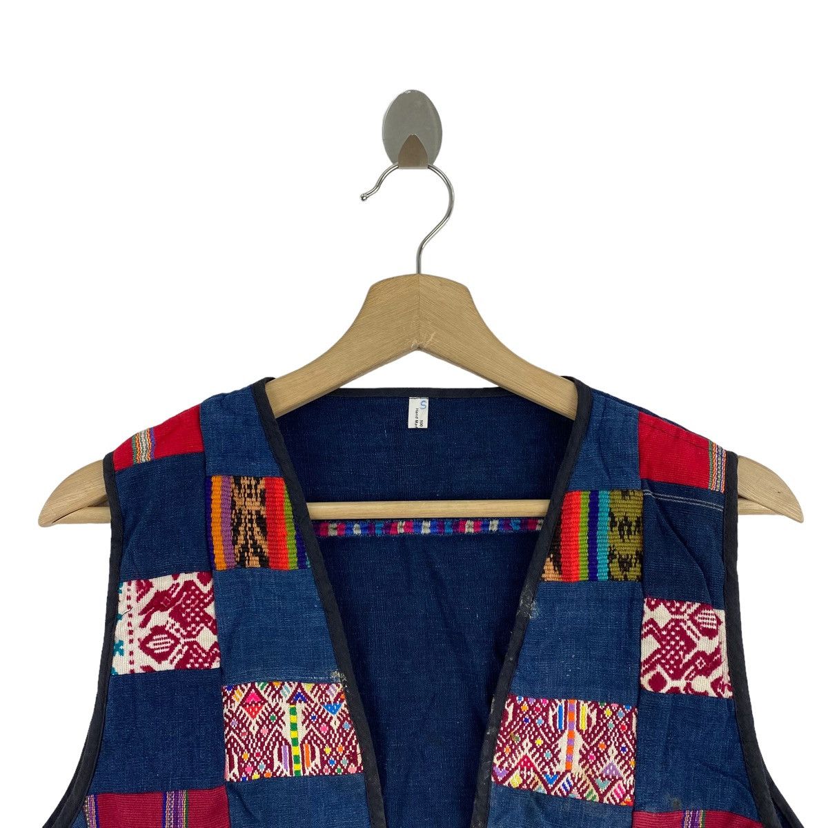 Japanese Brand SASHIKO BORO Patches Multi Color Japanese Brand Vest Size US S / EU 44-46 / 1 - 2 Thumbnail