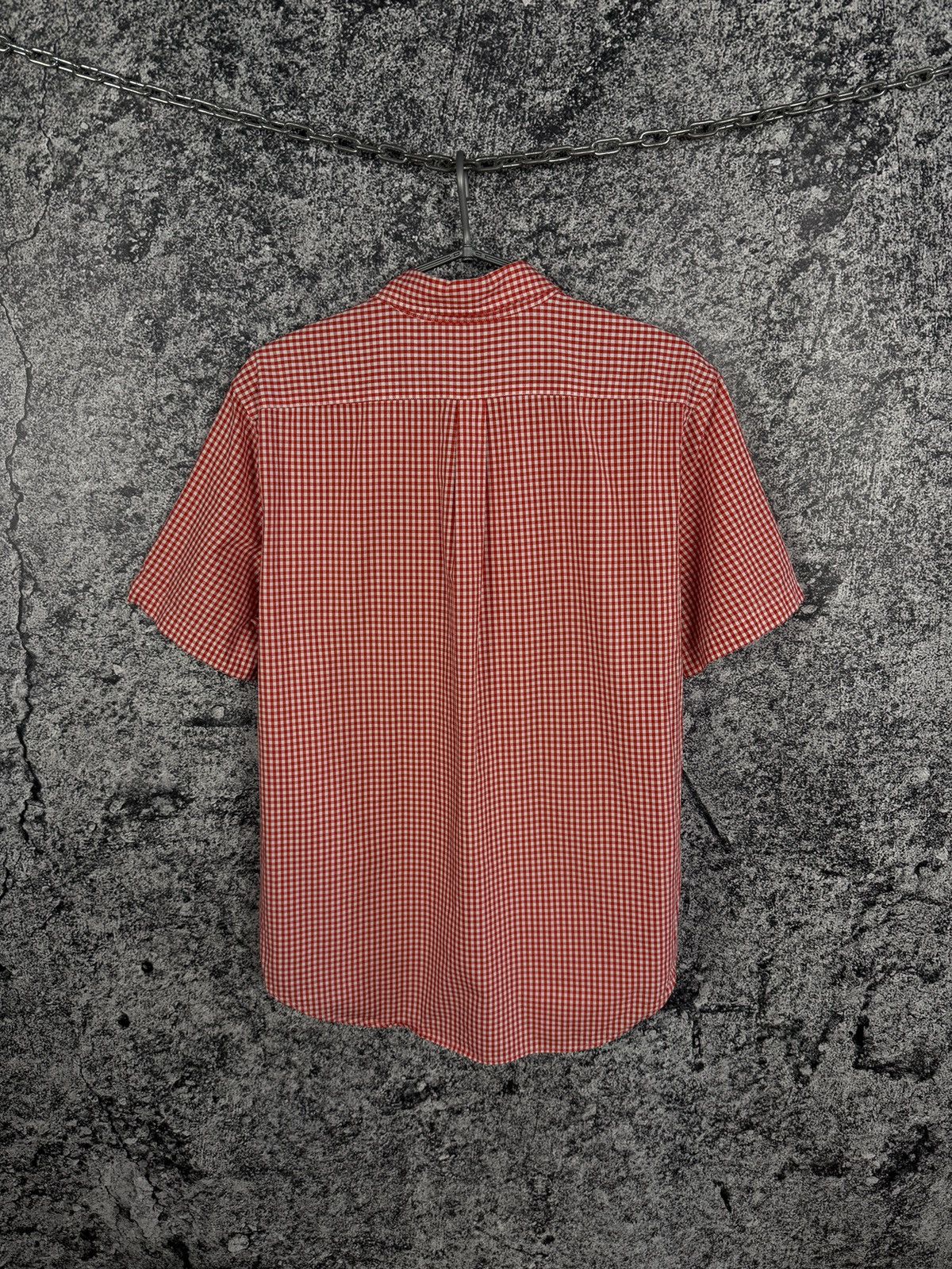 Lacoste Men’s Lacoste Short Sleeve Plaid Shirt Button Up Regular Fit Size US L / EU 52-54 / 3 - 10 Thumbnail
